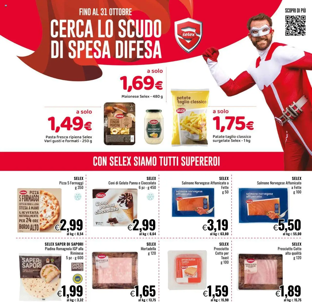 Volantino Famila del 02.10.2025 | Pagina: 16 | Prodotti: Patate, Funghi, Piadina, Forno