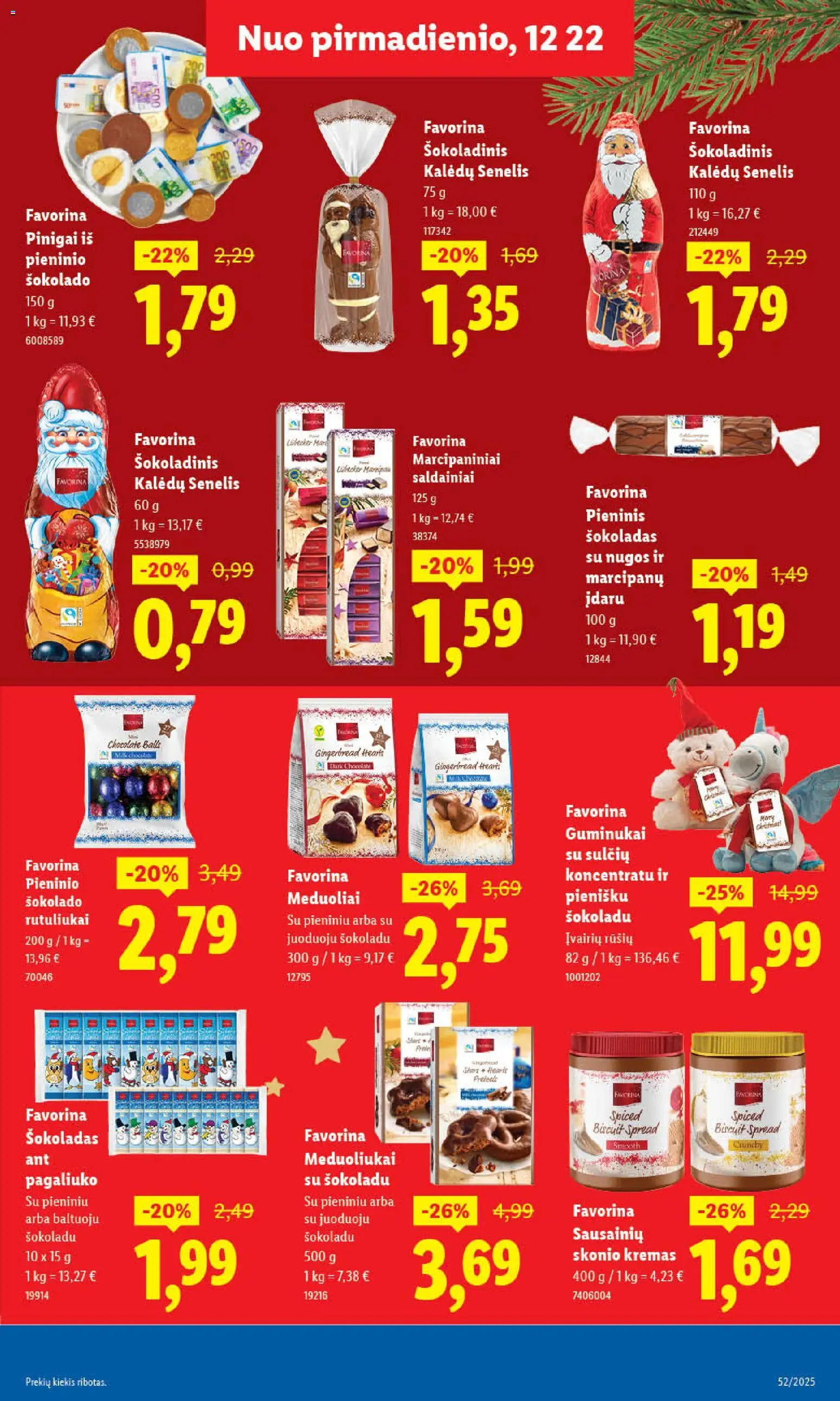 LIDL akcijos nuo 26.12.2025 | Puslapis: 21 | Prekių: Kremas, Šokoladas, Guminukai, Saldainiai