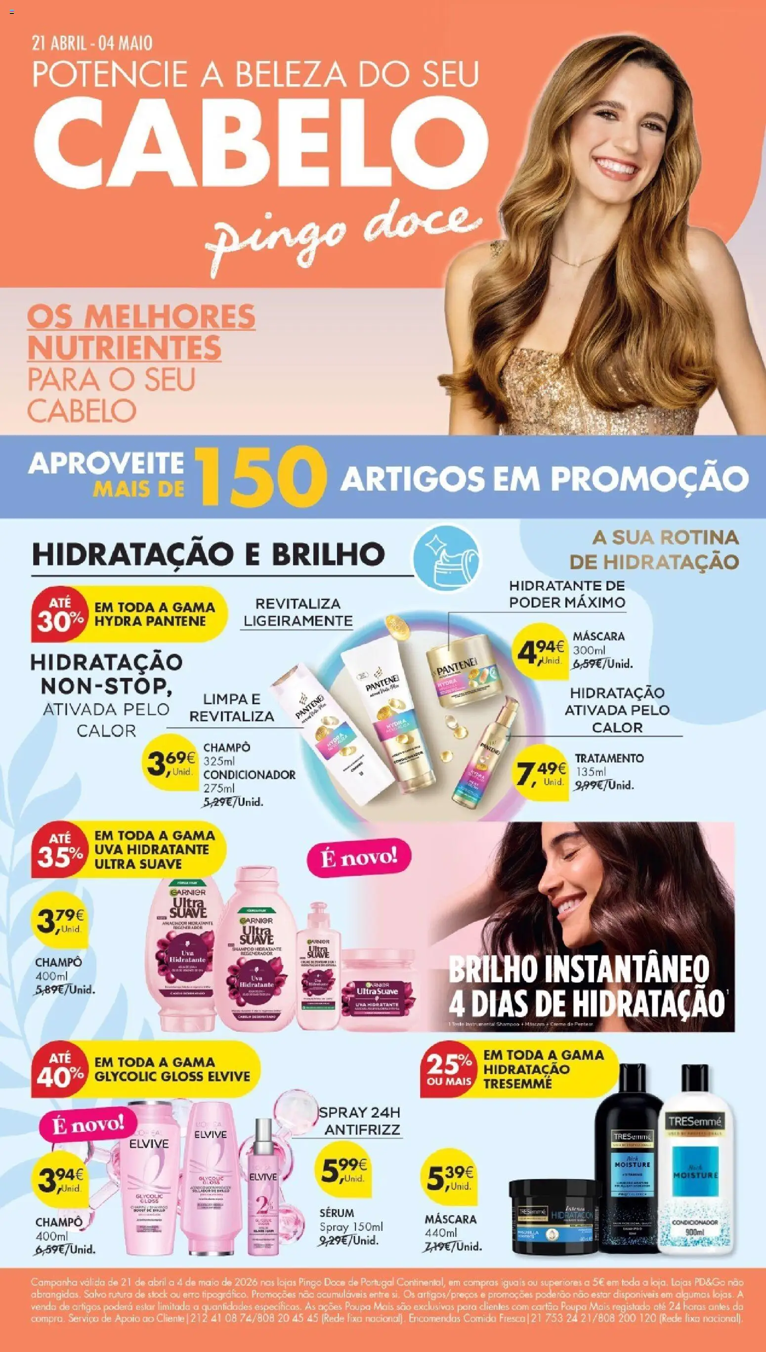 Pingo Doce Poupe Esta Semana Madeira │ válido de 21.04.2026 | Página: 23 | Produtos: Gloss, Shampoo, Condicionador, Creme
