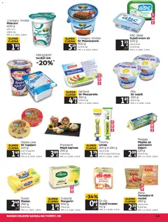 Katalog Tommy - Pregled kataloga iz trgovine Tommy, vrijedi od 02.04.2026 | Stranica: 19 | Proizvodi: Mascarpone, Sir, Svježi sir, Ravioli
