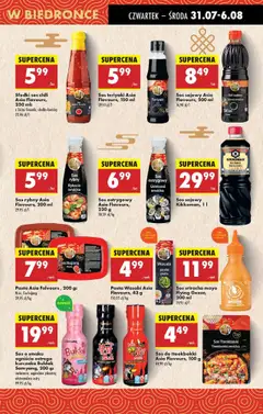 Biedronka gazetka - Oferta W tym tygodniu od 31.07.2025 | Strona: 53 | Produkty: Chili, Carbonara, Sos rybny, Sriracha