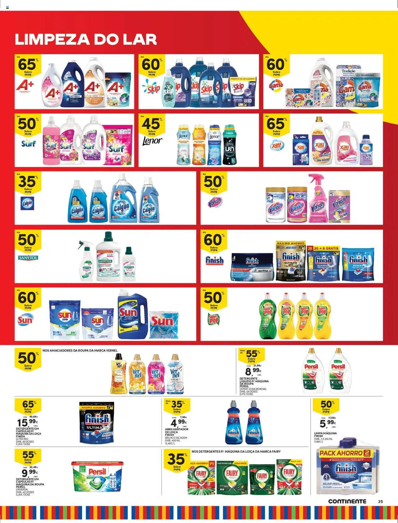 Continente - Madeira │ válido de 16.09.2025 | Página: 25 | Produtos: Abrilhantador, Detergente, Persil