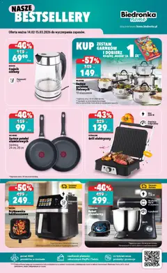 Pogląd oferty "Frytkownica beztłuszczowa, Frytkownica beztłuszczowa, moc 1700 W, pojemność 8,6 l" - ważna od 14.02.2026 | Strona: 5 | Produkty: Grill, Robot, Frytkownica, Frytkownica beztłuszczowa