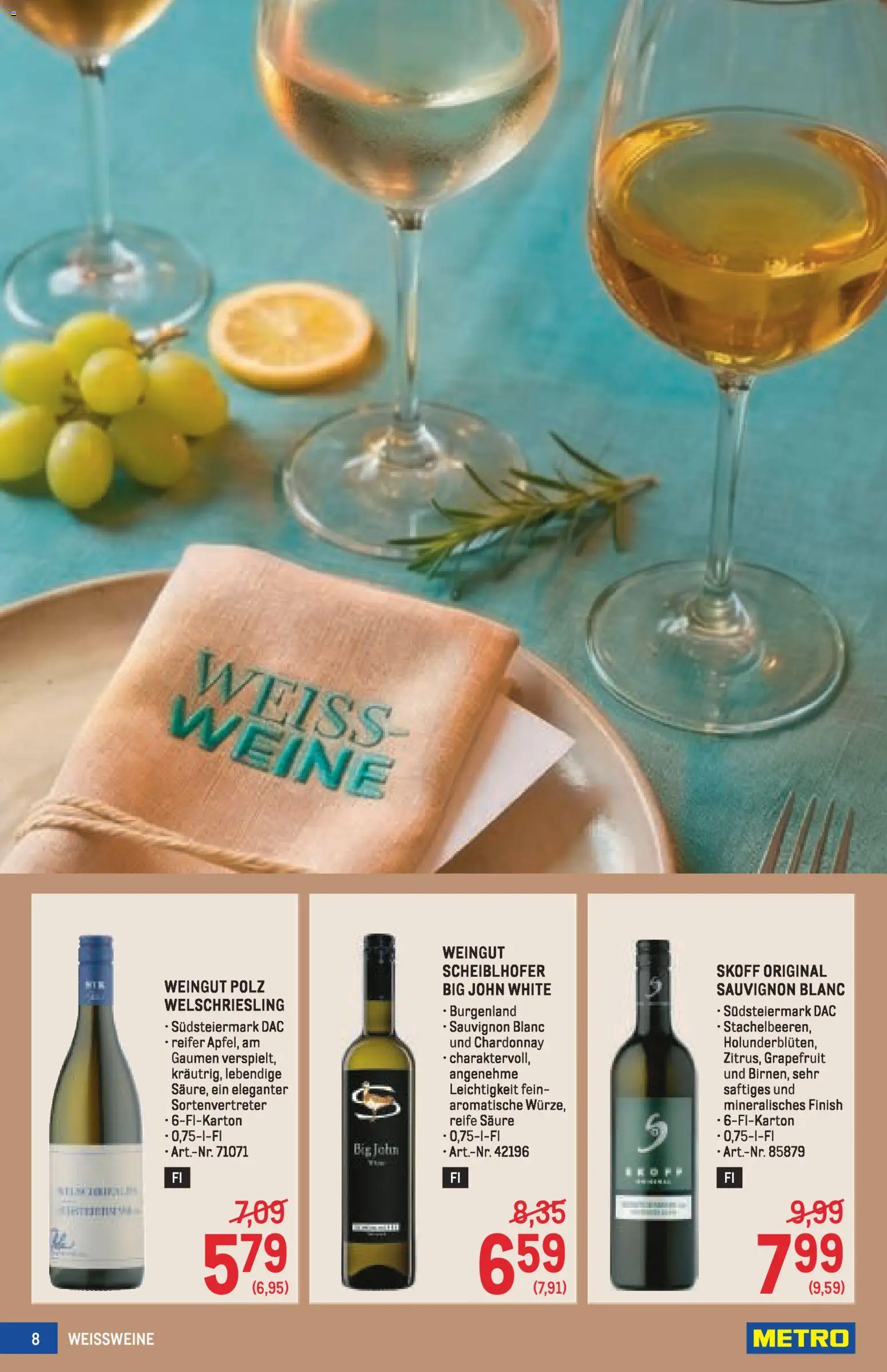 Metro angebote Getränke Spezial gültig ab 30.04.2026 | Seite: 8 | Produkte: Grapefruit