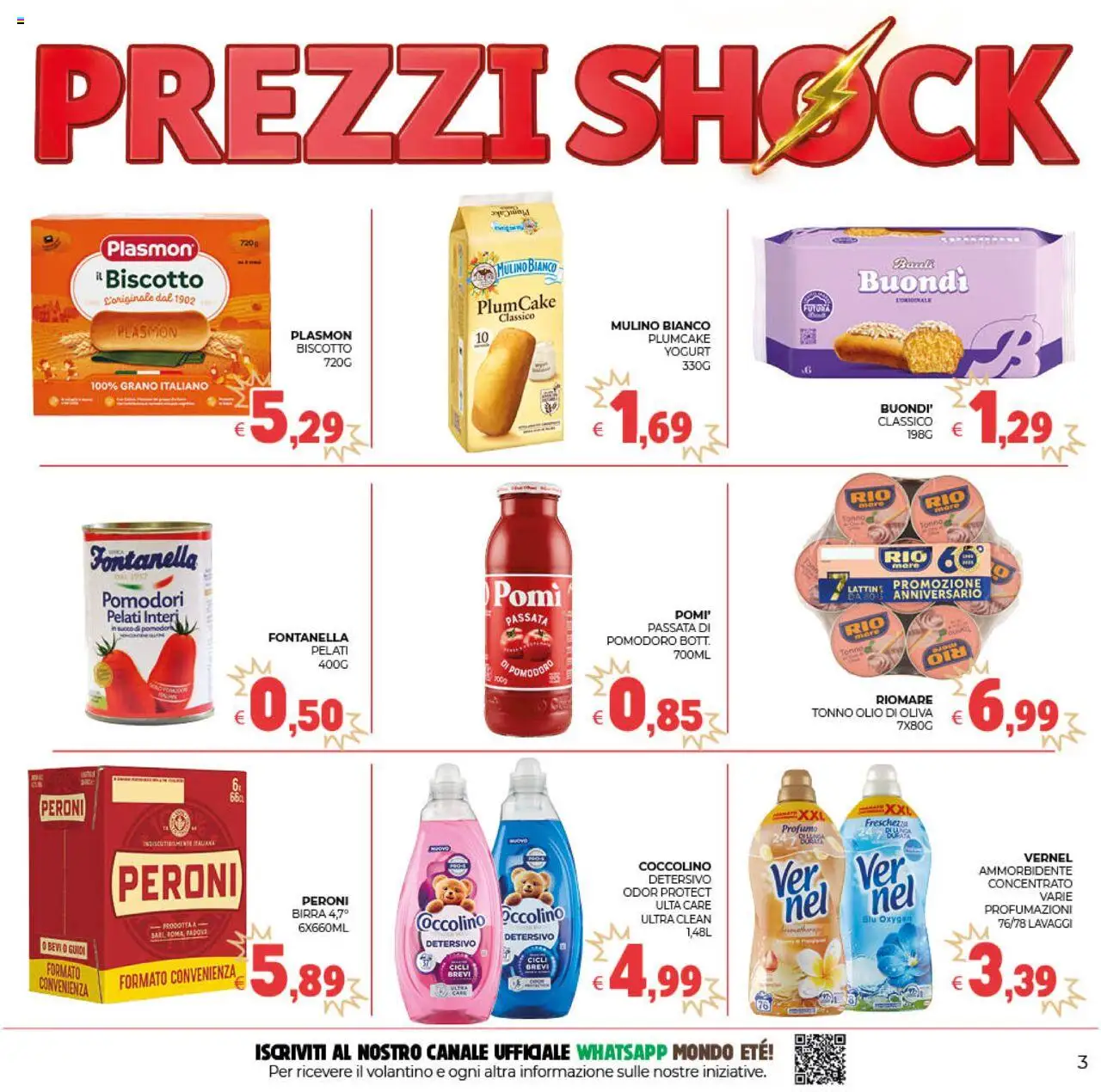 Volantino Eté del 19.09.2025 | Pagina: 3 | Prodotti: Birra, Ammorbidente, Pomodoro, Profumo