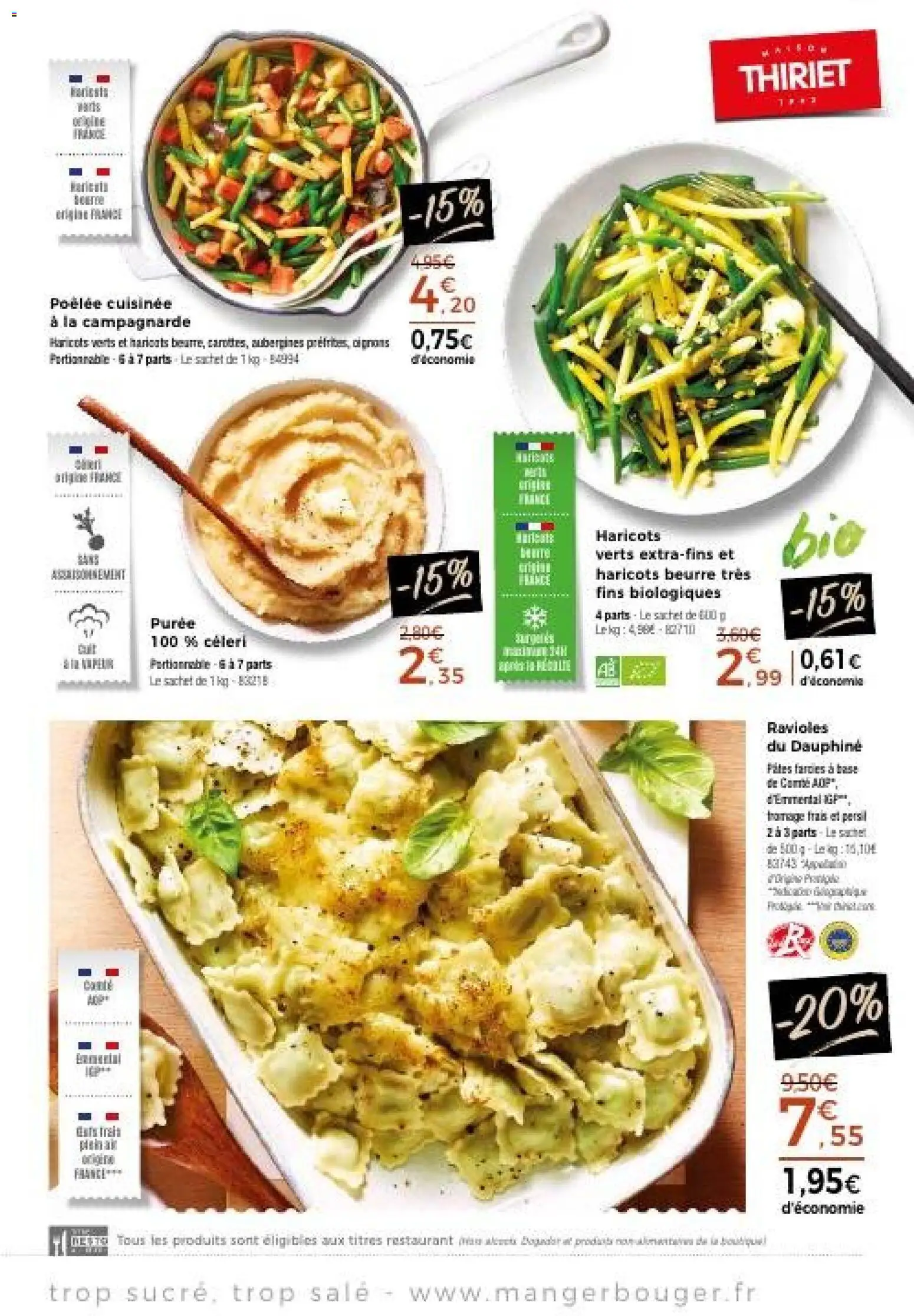 {H1} | Page: 11 | Produits: Base, Persil, Haricots verts, Beurre