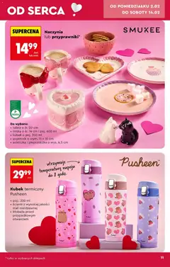 Pogląd oferty "Kubek termiczny Pusheen, Poj.: 350 ml, ścianki z wysokiej jakości stali nierdzewnej, blokada przed przypadkowym otwarciem, utrzymuje temperaturę napoju do 8 godz." - ważna od 31.01.2026 | Strona: 11