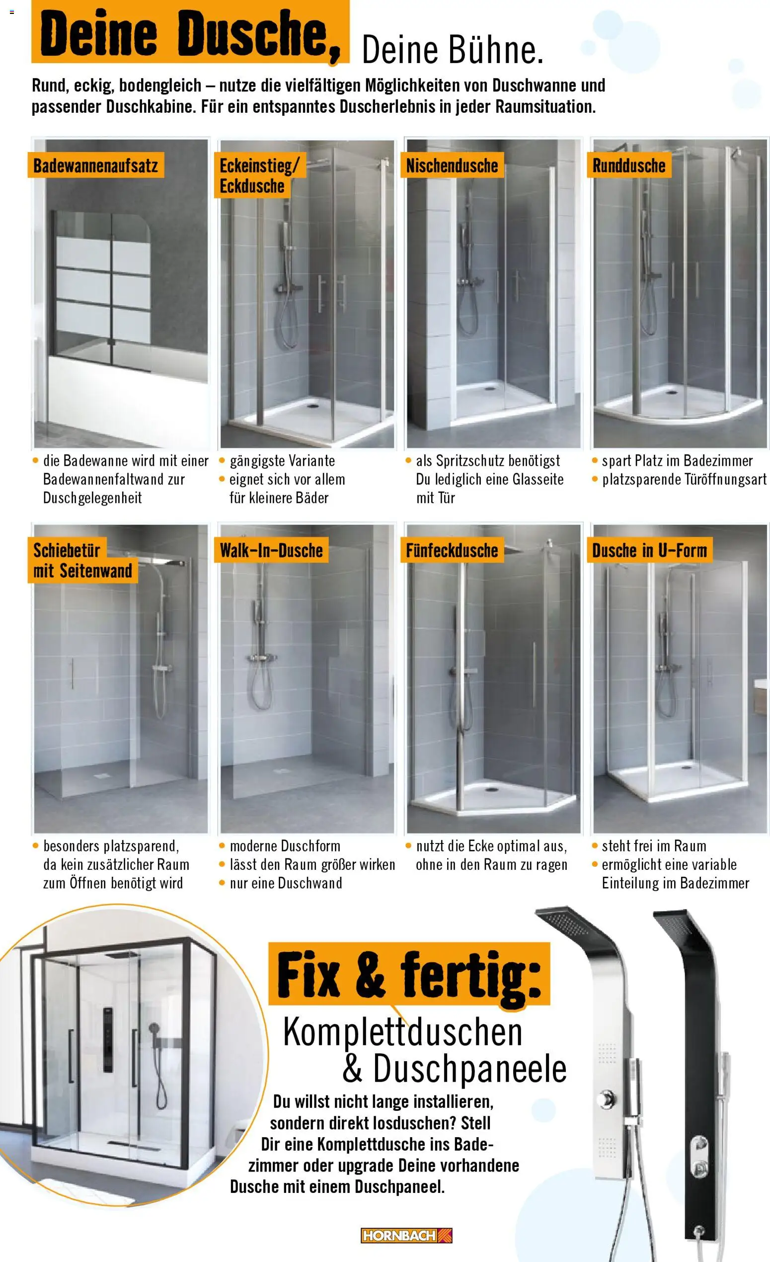 Hornbach Prospekt 	 – gültig ab 02.02.2026 | Seite: 50 | Produkte: Dusche, Tür