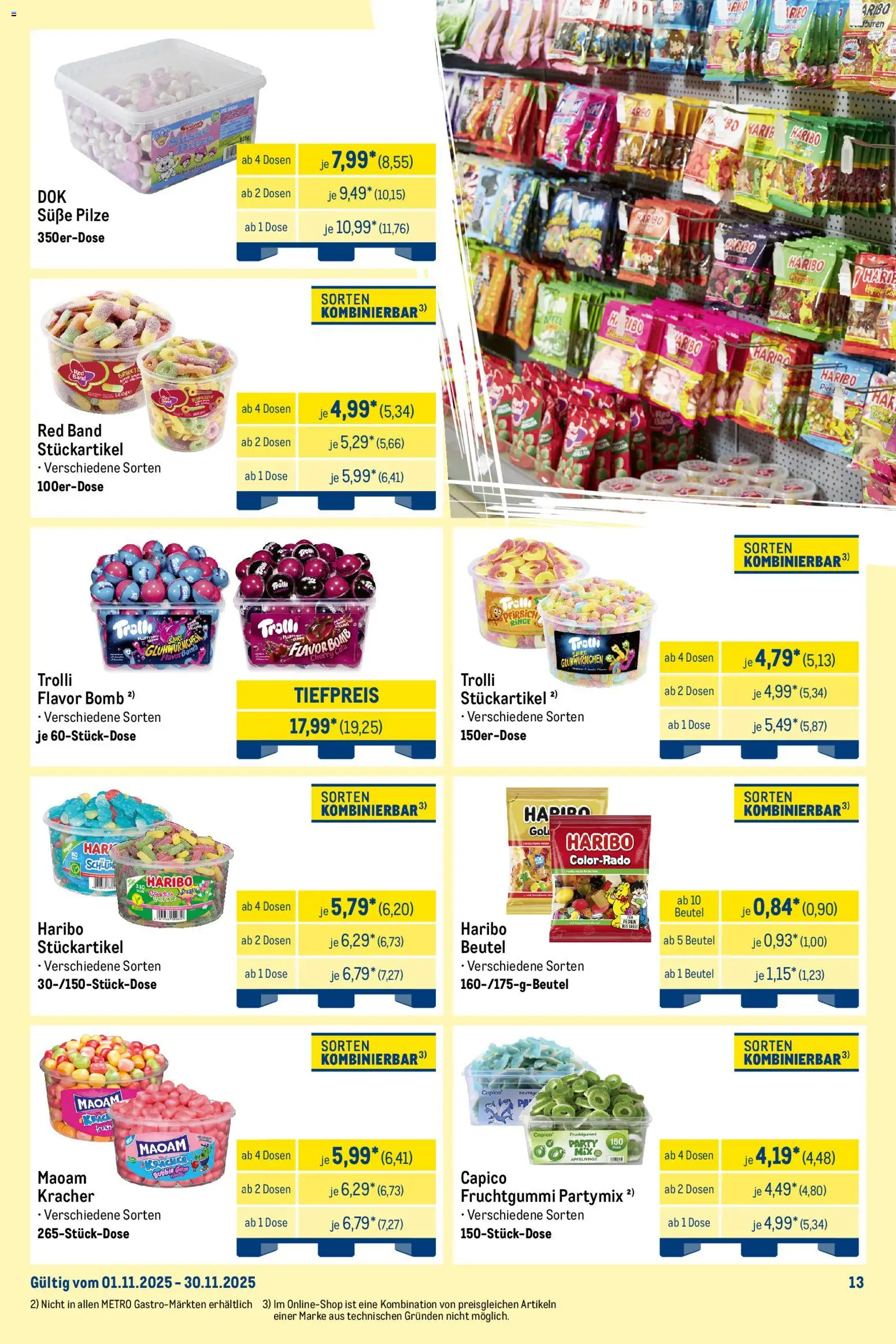 Metro Wochen-Angebote Händler – gültig ab 10.11.2025 | Seite: 22 | Produkte: Haribo, Pfirsich