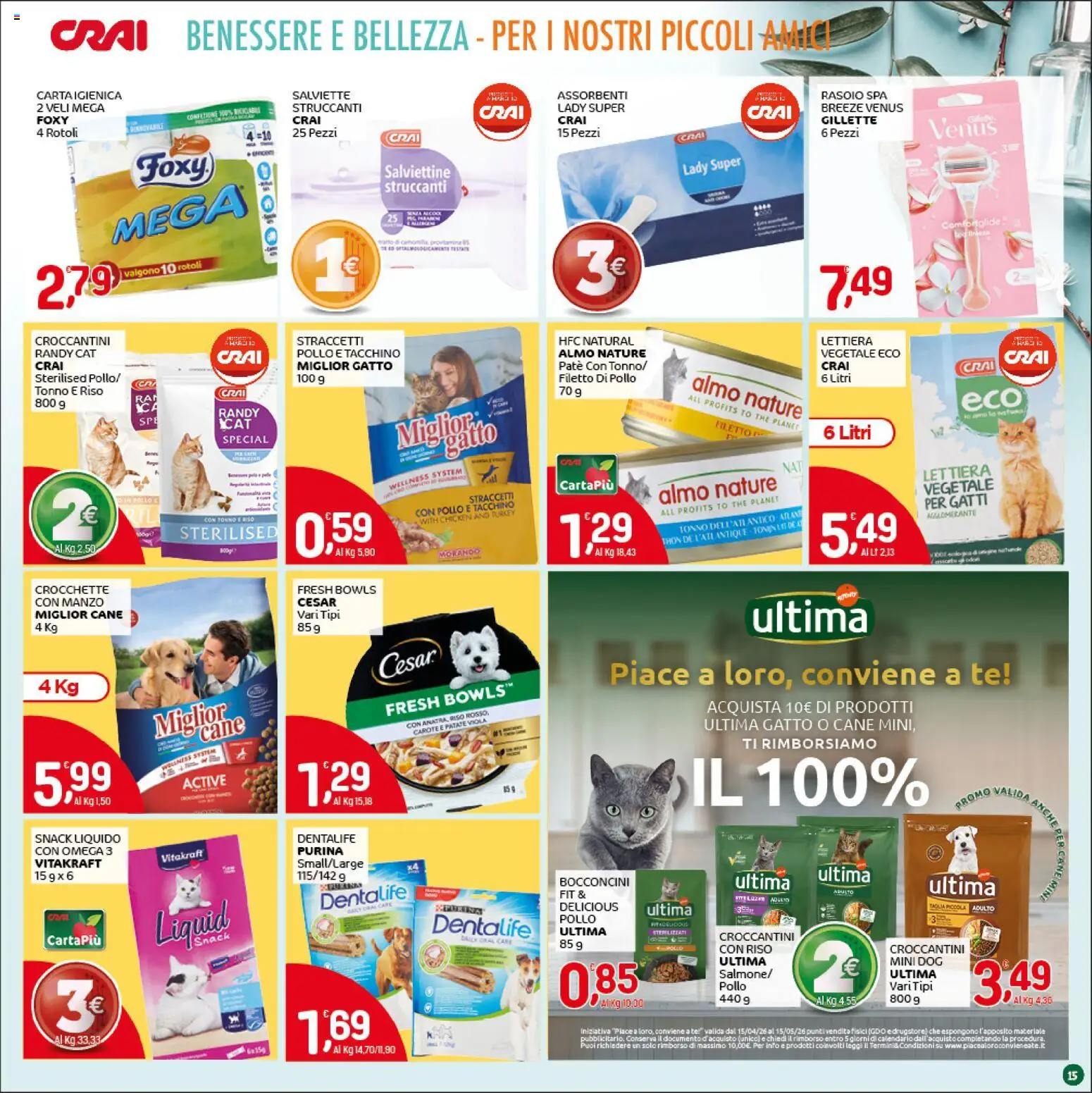 Volantino CRAI del 30.04.2026 | Pagina: 15 | Prodotti: Manzo, Patate, Carote, Tonno