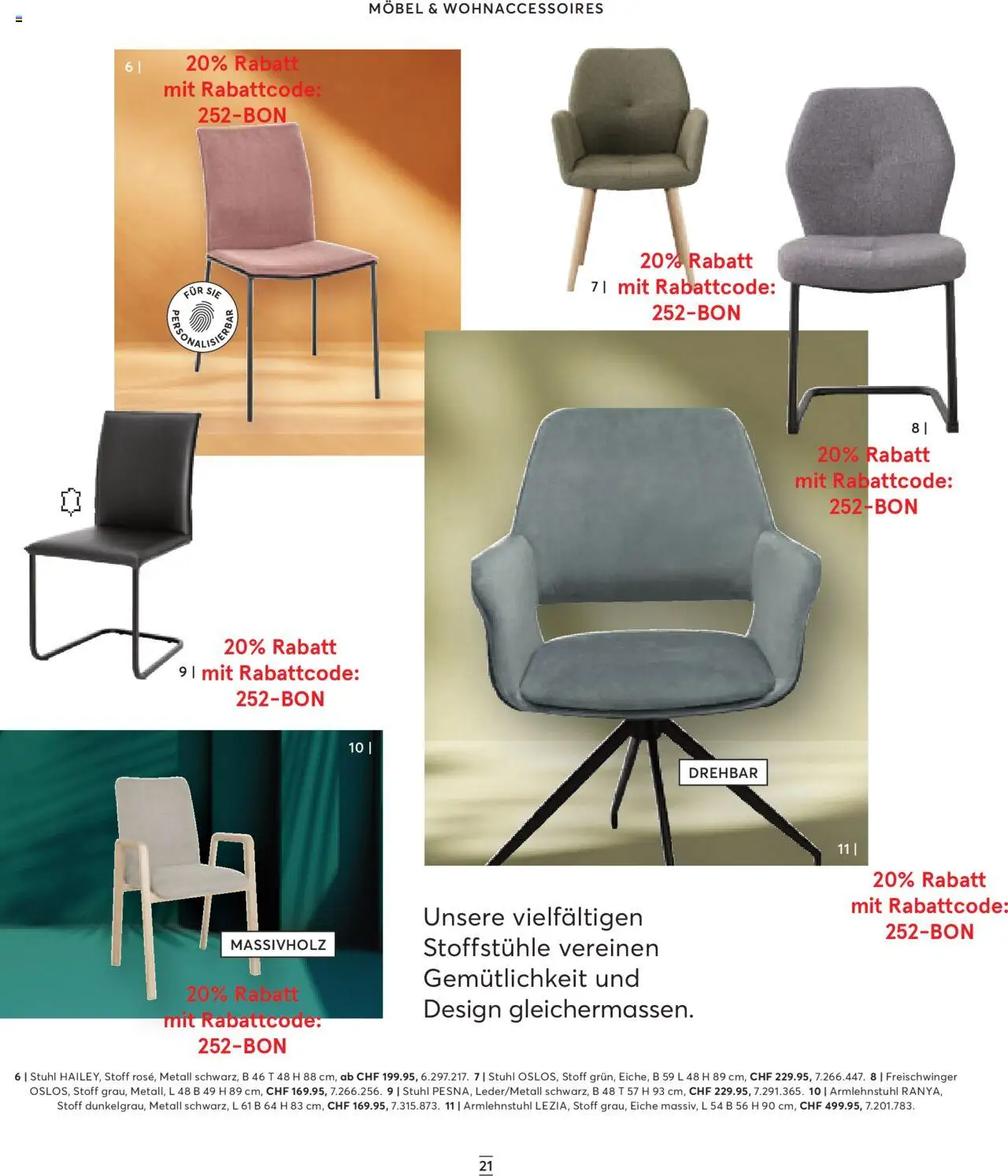 Livique Prospekt – gültig ab 24.09.2025 | Seite: 21 | Produkte: Stuhl