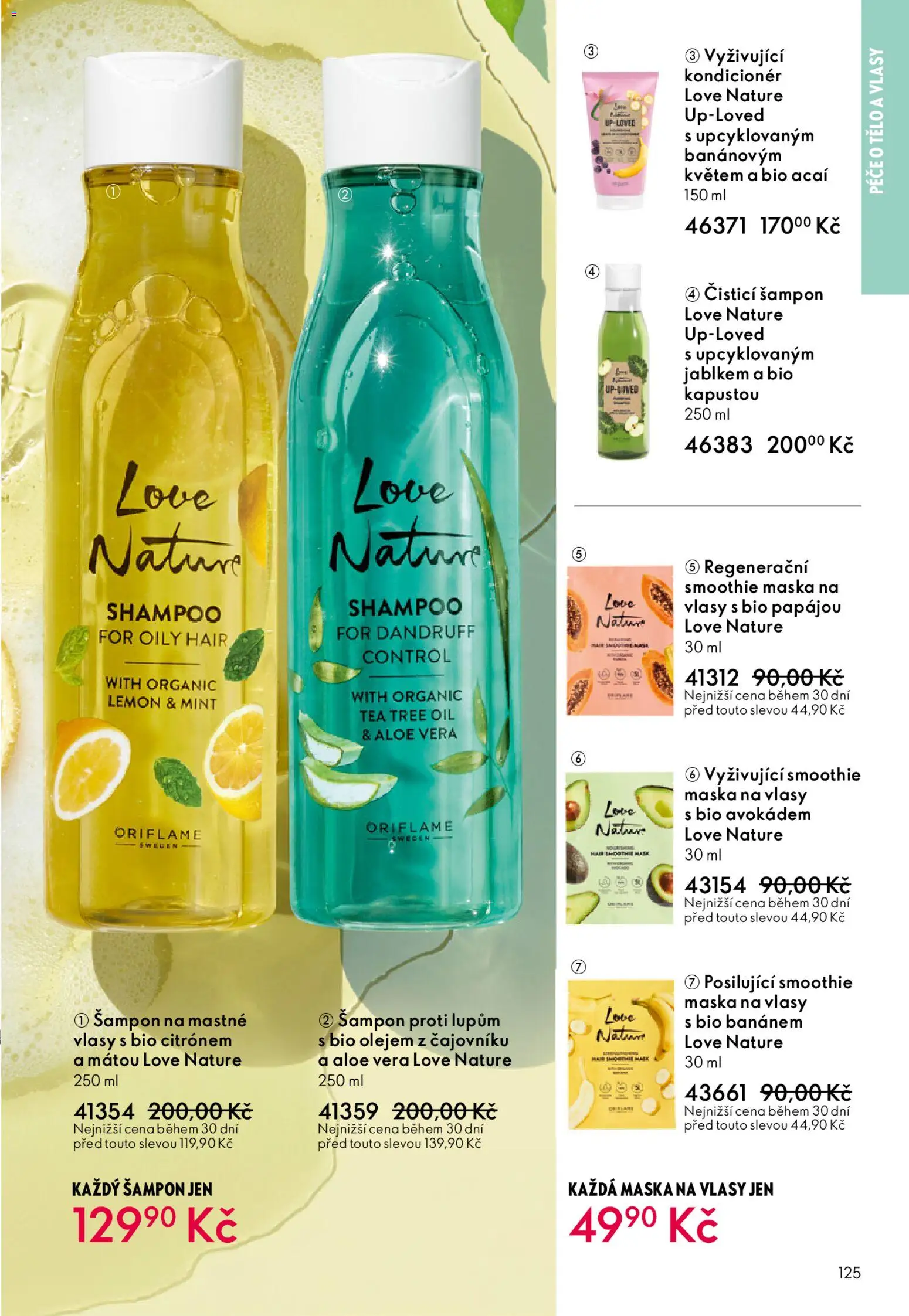 Oriflame katalog č. 05/2026 od 25.03.2026 | Strana: 125 | Produkty: Šampon proti lupům, Šampon, Maska na vlasy, Maska