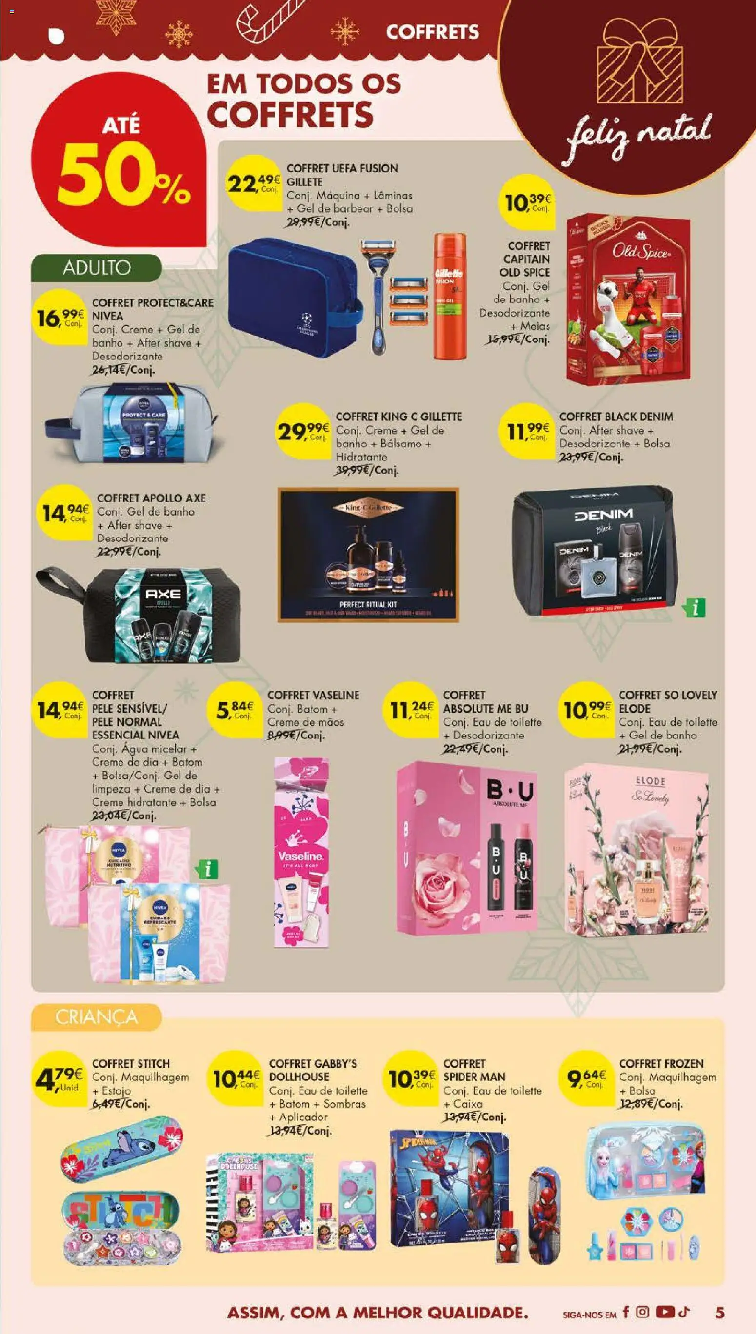 Pingo Doce - Black Friday │ válido de 18.11.2025 | Página: 49 | Produtos: Bolsa, Eau de toilette, Sombras, Gel de limpeza