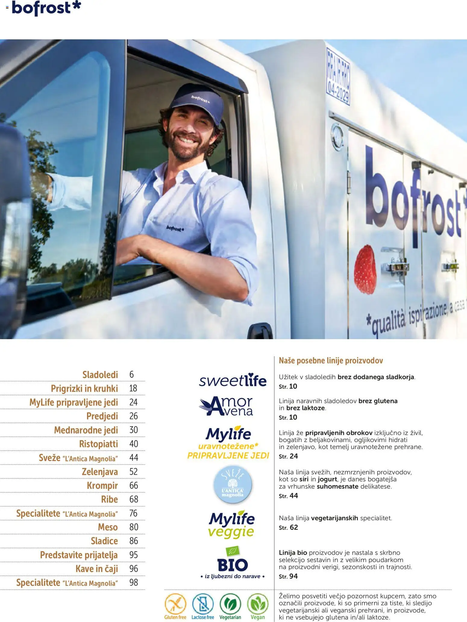 Novi Bofrost katalog ponudbe – veljaven od 01.11.2025 | Stran: 2 | Izdelki: Prigrizki, Ribe, Krompir, Zelenjava