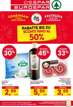 Anteprima del volantino Despar Bressanone catalogo valido a partire dal 07.08.2025