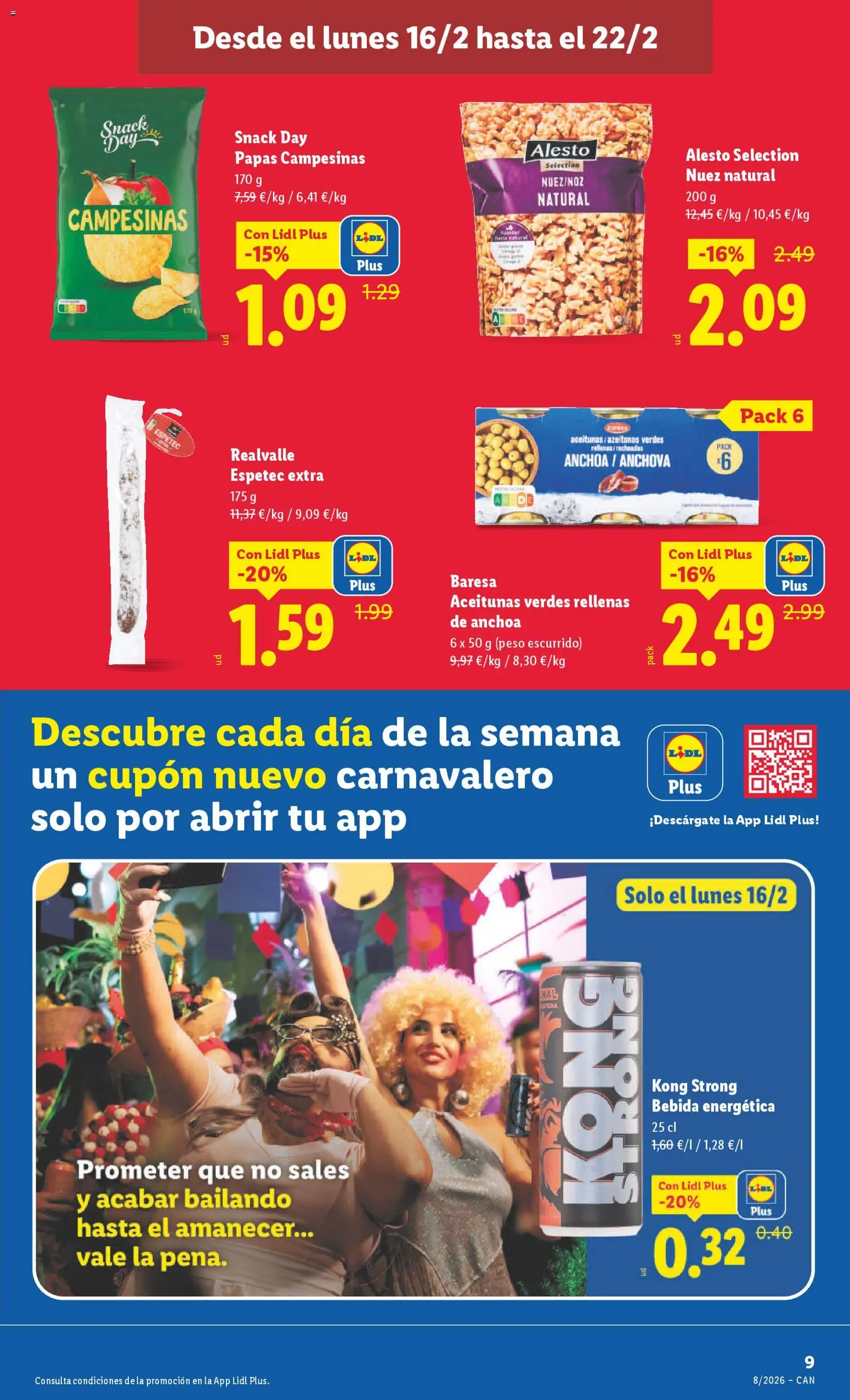 Lidl - Canarias  │ válido desde el 16.02.2026 | Página: 21 | Productos: Peso, Anchoa