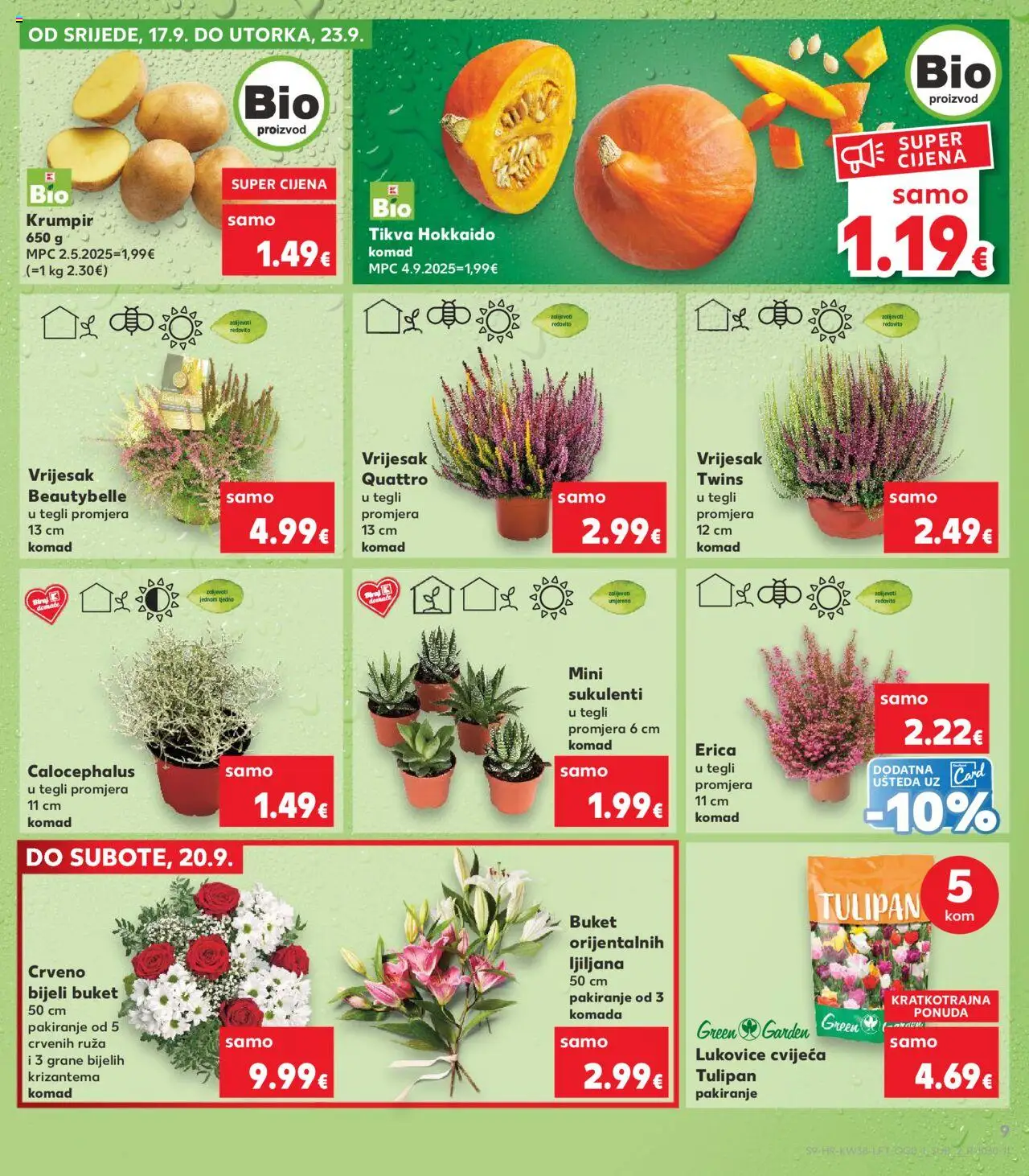 Kaufland katalog | vrijedi od 17.09.2025 | Stranica: 9 | Proizvodi: Krumpir