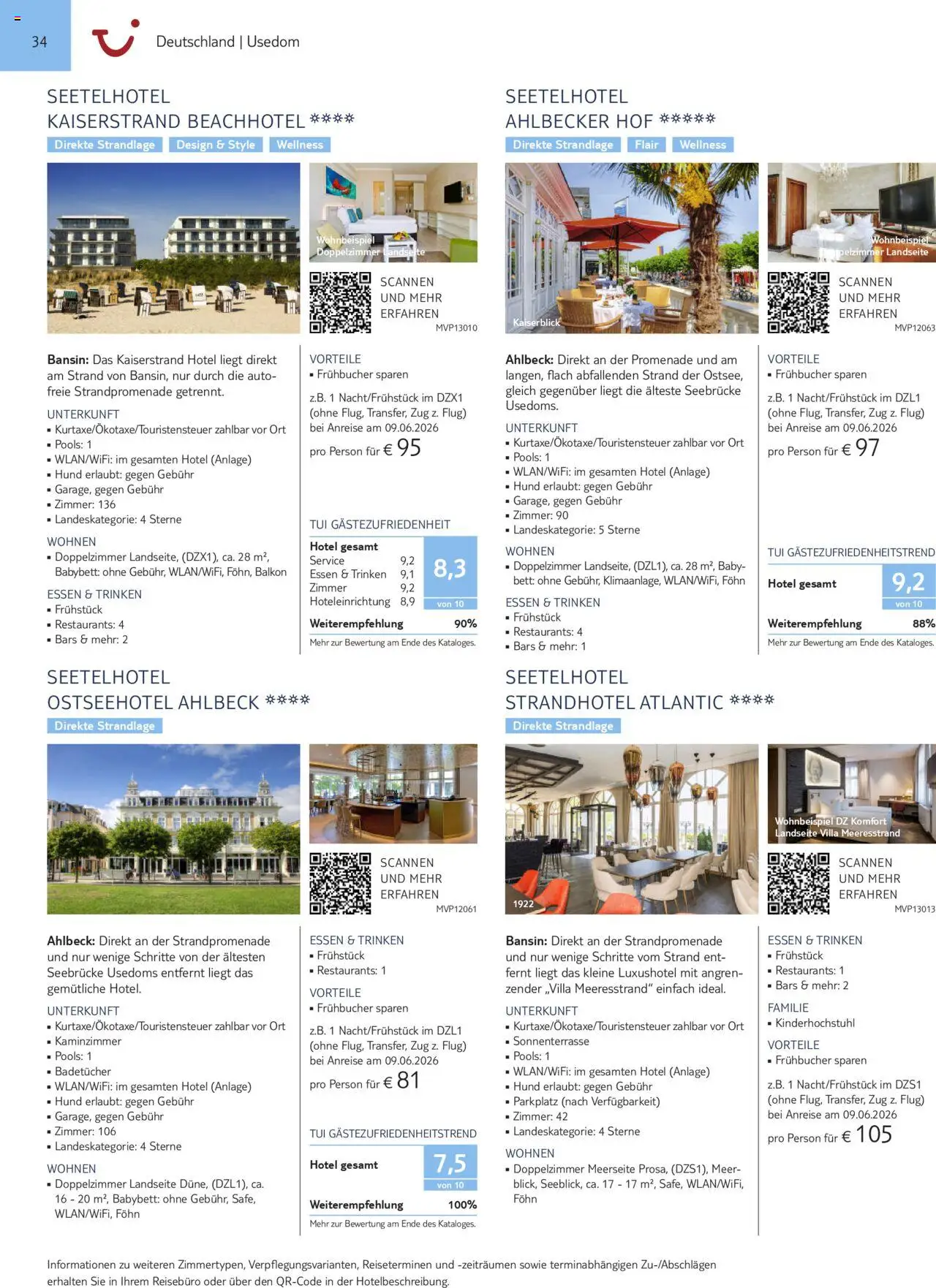 Aida - Urlaub mit eigener Anreise  – gültig ab 01.11.2025 | Seite: 34 | Produkte: Bett, Babybett, Föhn
