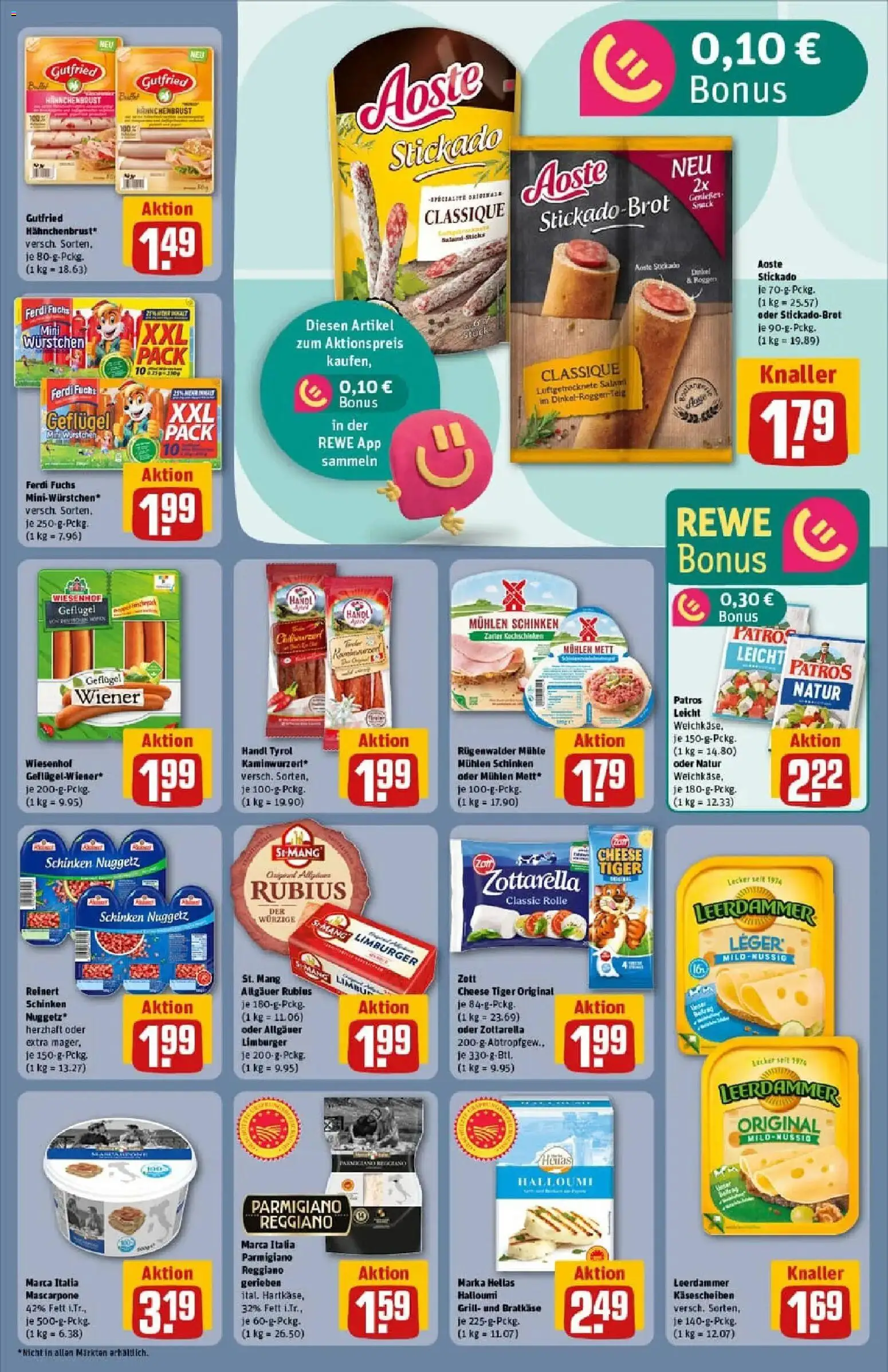 Rewe prospekt München / Bogenhausen	 – gültig ab 18.01.2026 | Seite: 17 | Produkte: Mühle, Leerdammer, Salami, Schinken