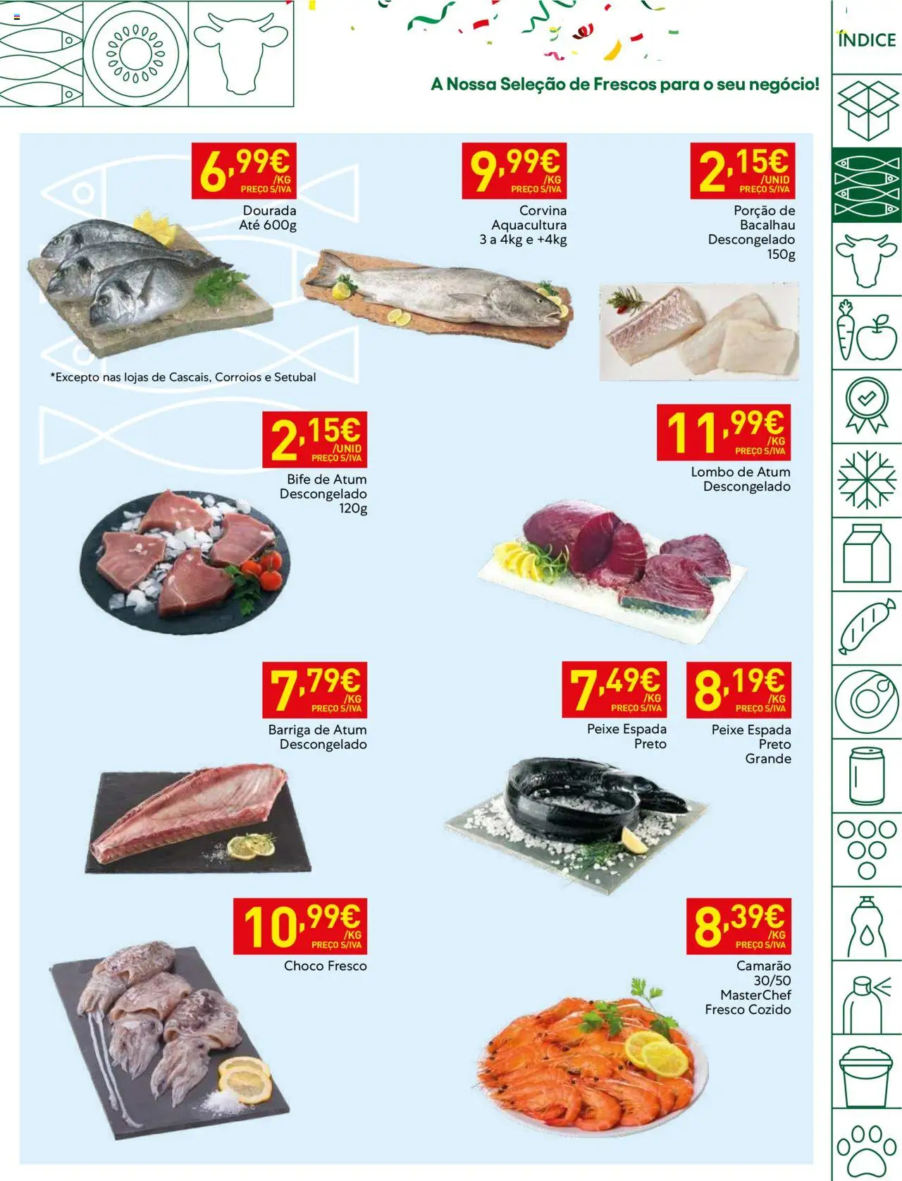 Recheio folheto │ válido de 07.10.2025 | Página: 7 | Produtos: Dourada, Camarão, Lombo, Peixe