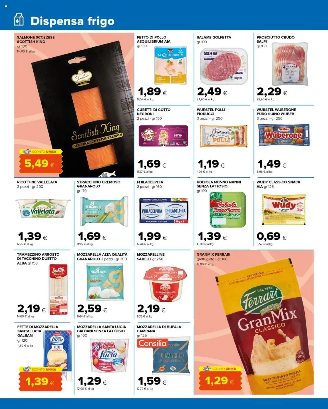 Volantino Tigre del 24.07.2025 | Pagina: 6 | Prodotti: Prosciutto Crudo, Pollo, Latte, Prosciutto