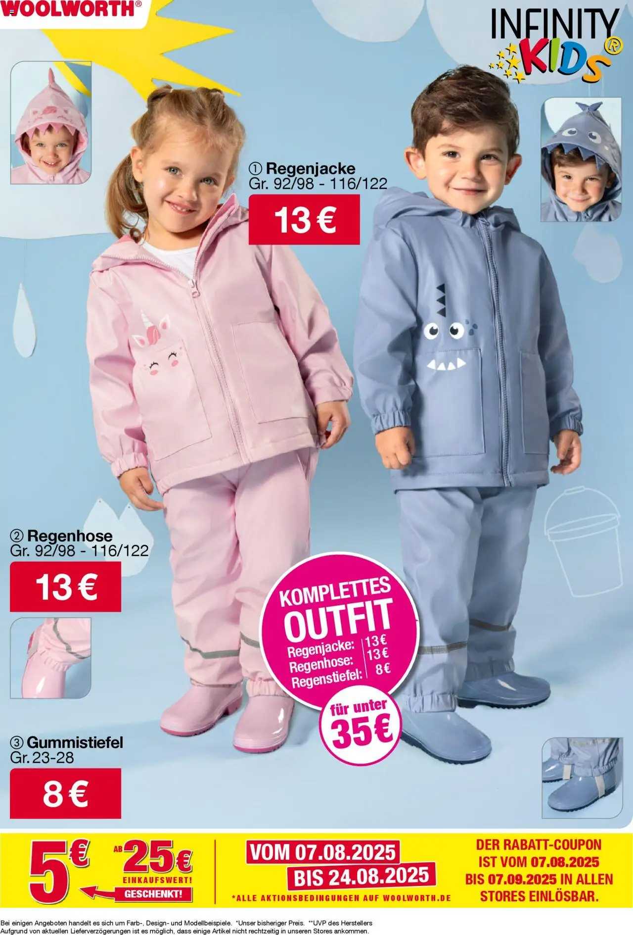 Woolworth Schulprospekt - gültig ab dem 20.08.2025 | Seite: 32 | Produkte: Regenjacke, Gummistiefel