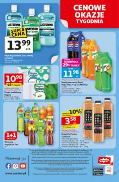 Auchan Gazetka od 31.07.2025 | Strona: 8 | Produkty: Karta, Papier toaletowy, Napoje, Płyn do płukania jamy ustnej