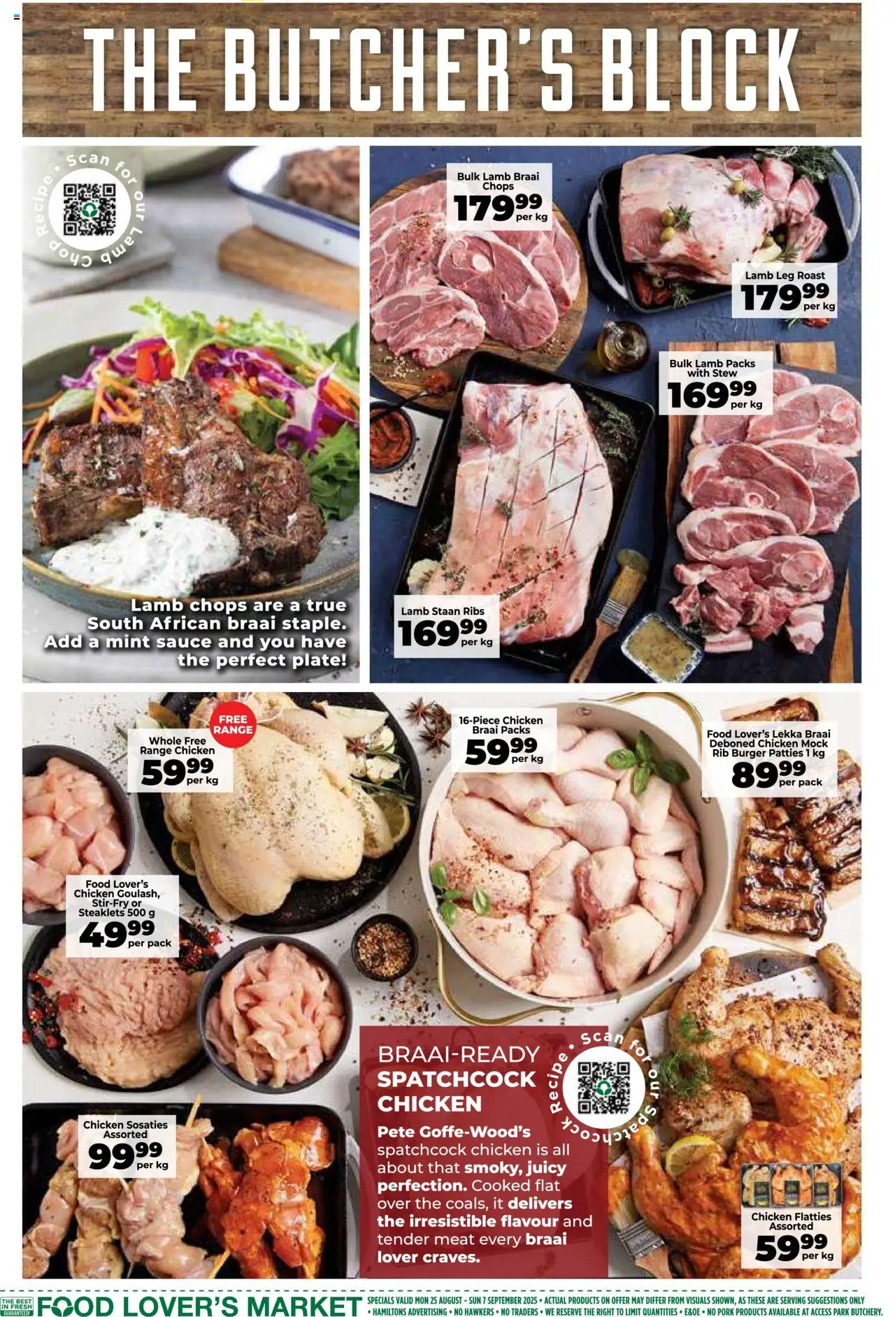 Food Lover's Market Western Cape - Weekly Specials │ valid from 25.08.2025 | Page: 10 | Products: Plate, Chicken, Pork, Sauce