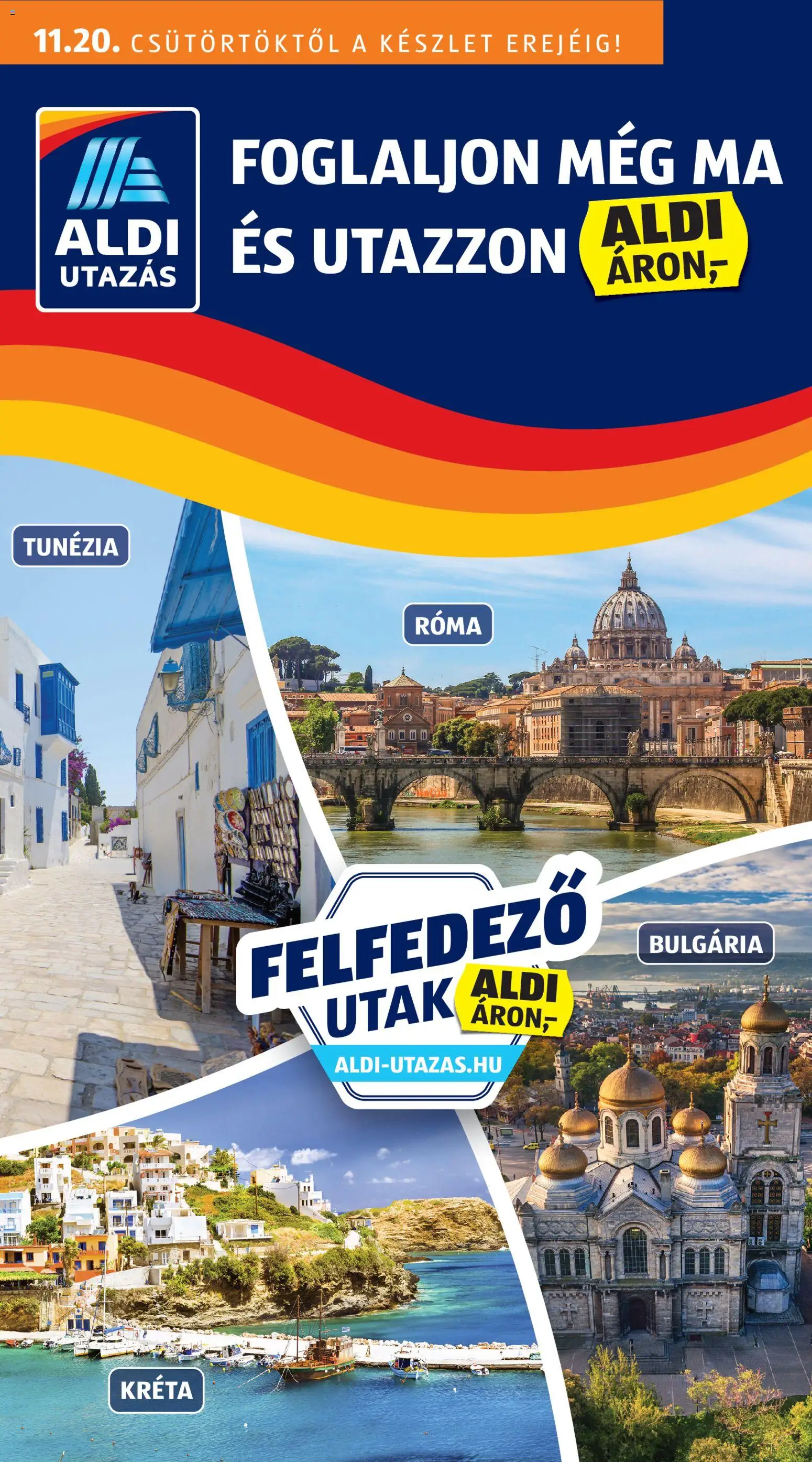 Aldi akciós ujság - amely érvényes a következő dátumtól: 20.11.2025 | Oldal: 1