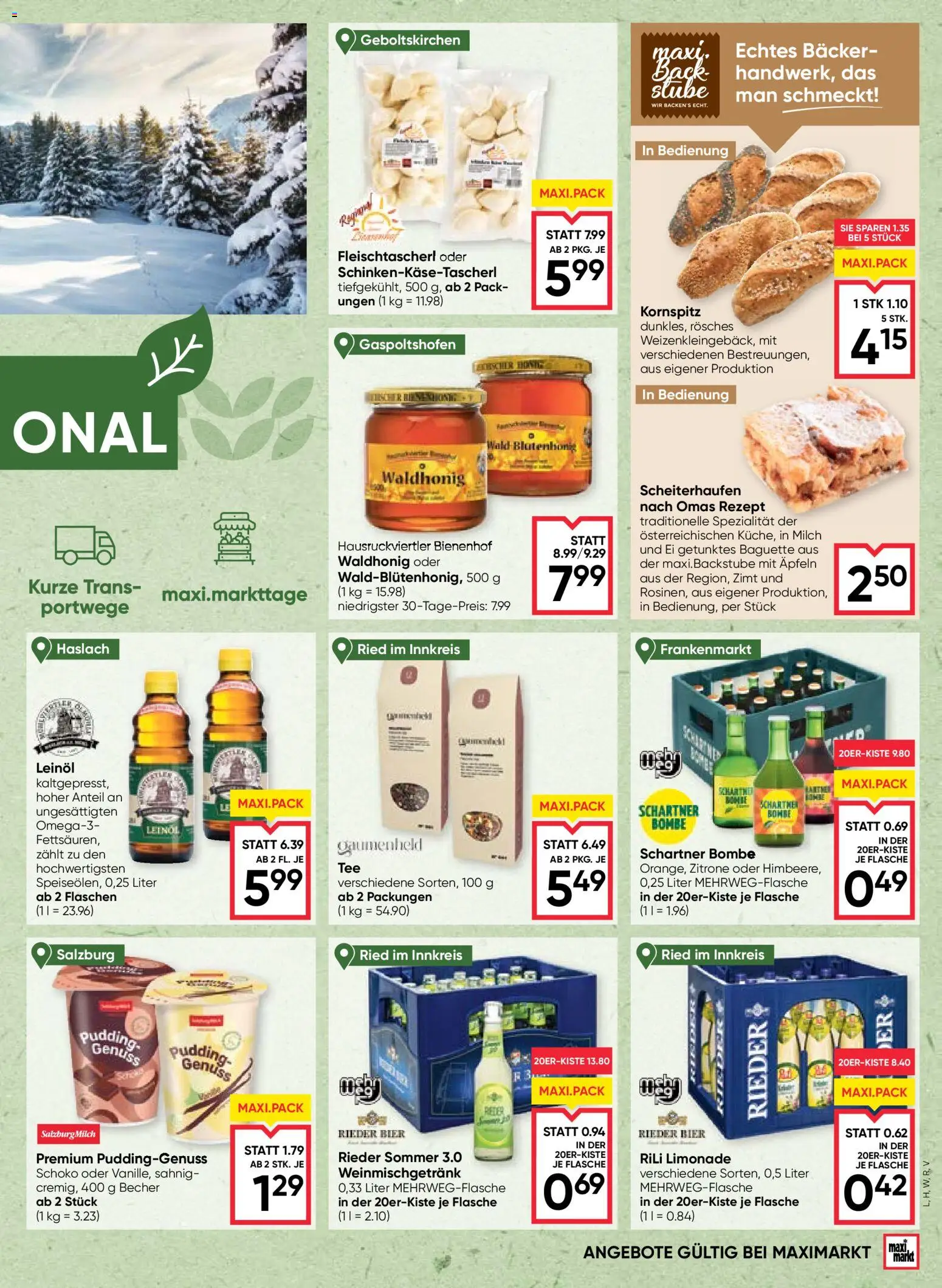 Maximarkt Flugblatt gültig ab 02.01.2026 | Seite: 7 | Produkte: Zitrone, Jääkaappipakastin, Milch, Bier