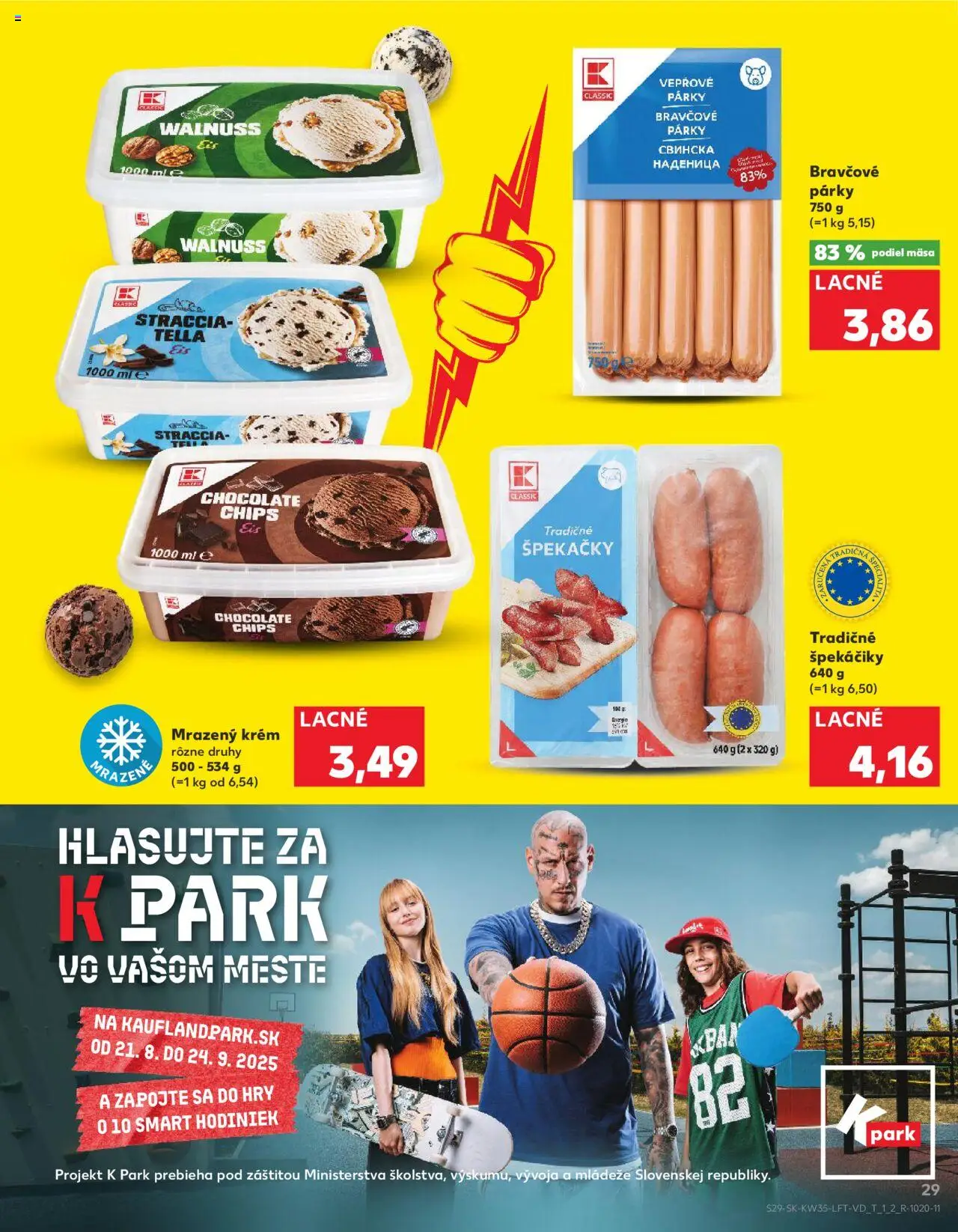 Kaufland SK akciós ujság - amely érvényes a következő dátumtól: 28.08.2025 | Oldal: 29 | Termékek: Chips