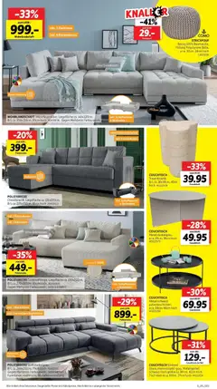 Sconto Prospekt Ostern Großpösna ab 18.03.2026 gültig | Seite: 3 | Produkte: Wohnlandschaft, Kissen, Couchtisch, Tisch