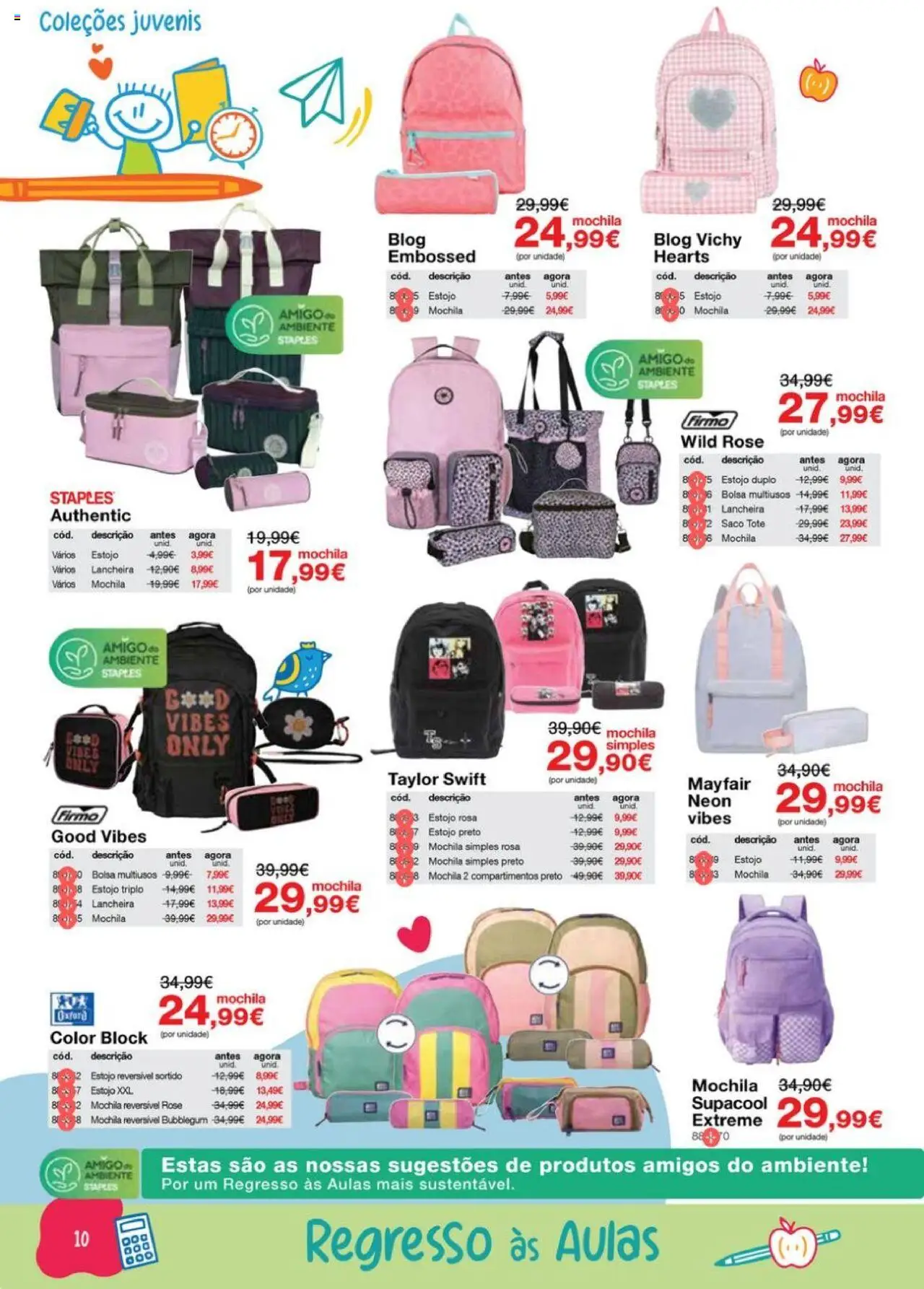 Staples - Folheto Regresso às Aulas 2025 │ válido de 18.08.2025 | Página: 10 | Produtos: Mochila, Bolsa
