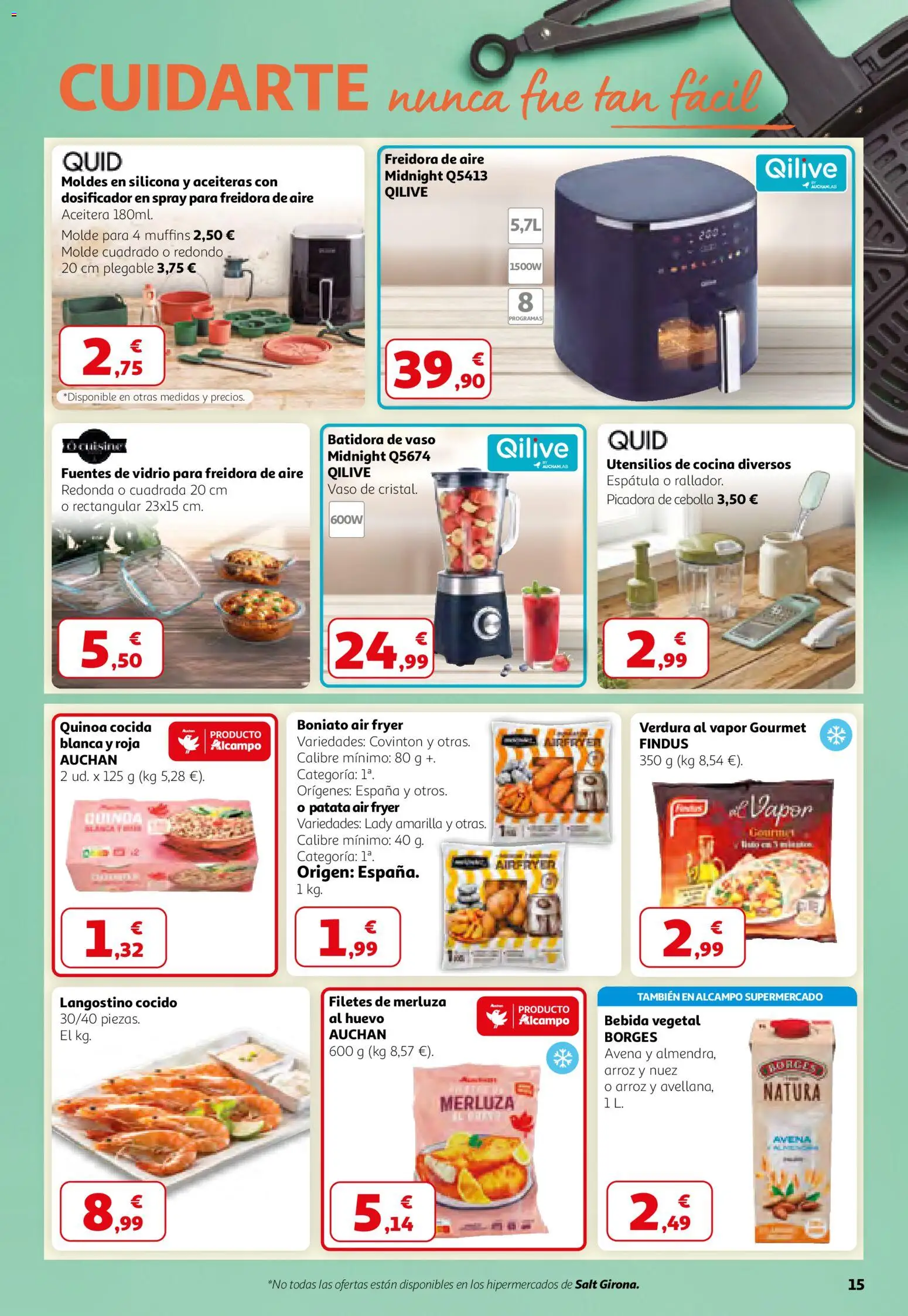 Alcampo - HP Unificado │ válido desde el 26.02.2026 | Página: 15 | Productos: Arroz, Filetes de merluza, Batidora, Langostino