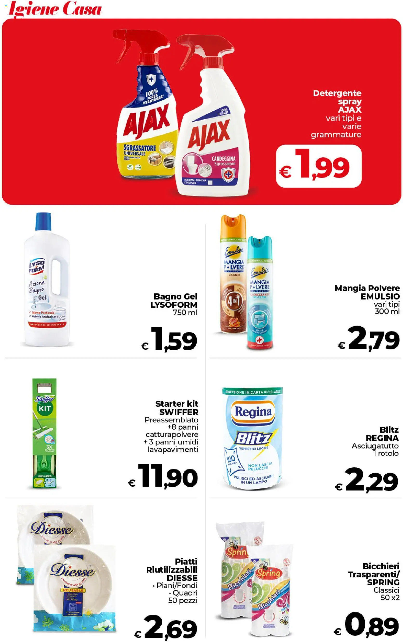 Volantino COOP del 27.01.2026 | Pagina: 42 | Prodotti: Detergente, Anticalcare, Sgrassatore, Asciugatutto