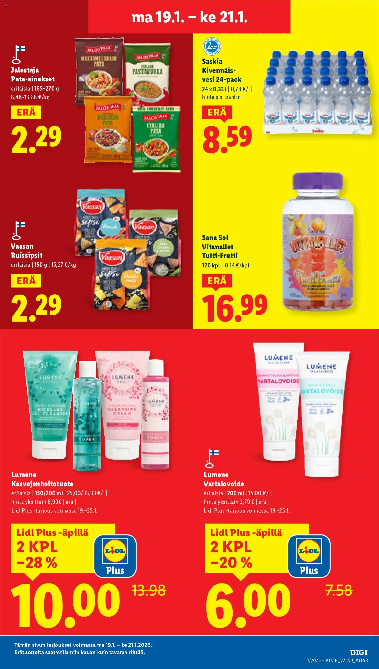 Lidl tarjoukset - Helsinki – voimassa 15.01.2026 alkaen | Sivu: 21 | Tuotteet: Vartalovoide, Tuttifrutti