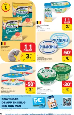 Carrefour folder week 15 - Voorbeeld van een folder van Carrefour, geldig van 08.04.2026 | Pagina: 12 | Producten: Room, Knoflook, Crème, Boter