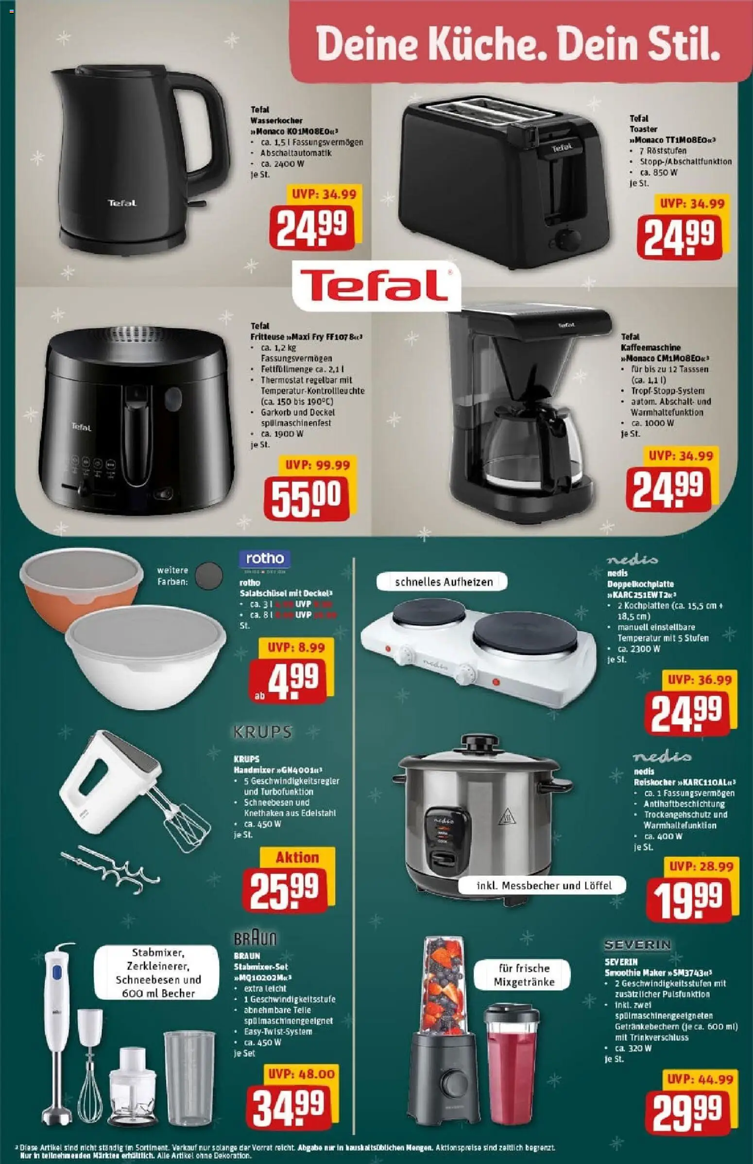 Rewe prospekt Hamburg / Wandsbek	 – gültig ab 26.10.2025 | Seite: 39 | Produkte: Krups, Wasserkocher, Mixer, Handmixer