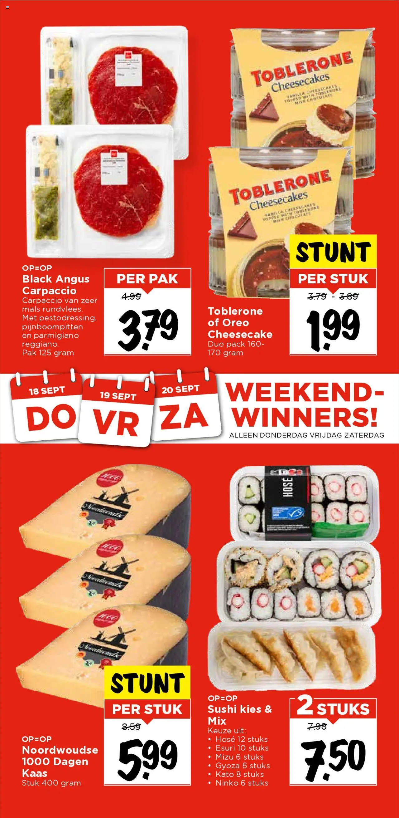  | Pagina: 40 | Producten: Kaas, Sushi, Oreo, Calvados
