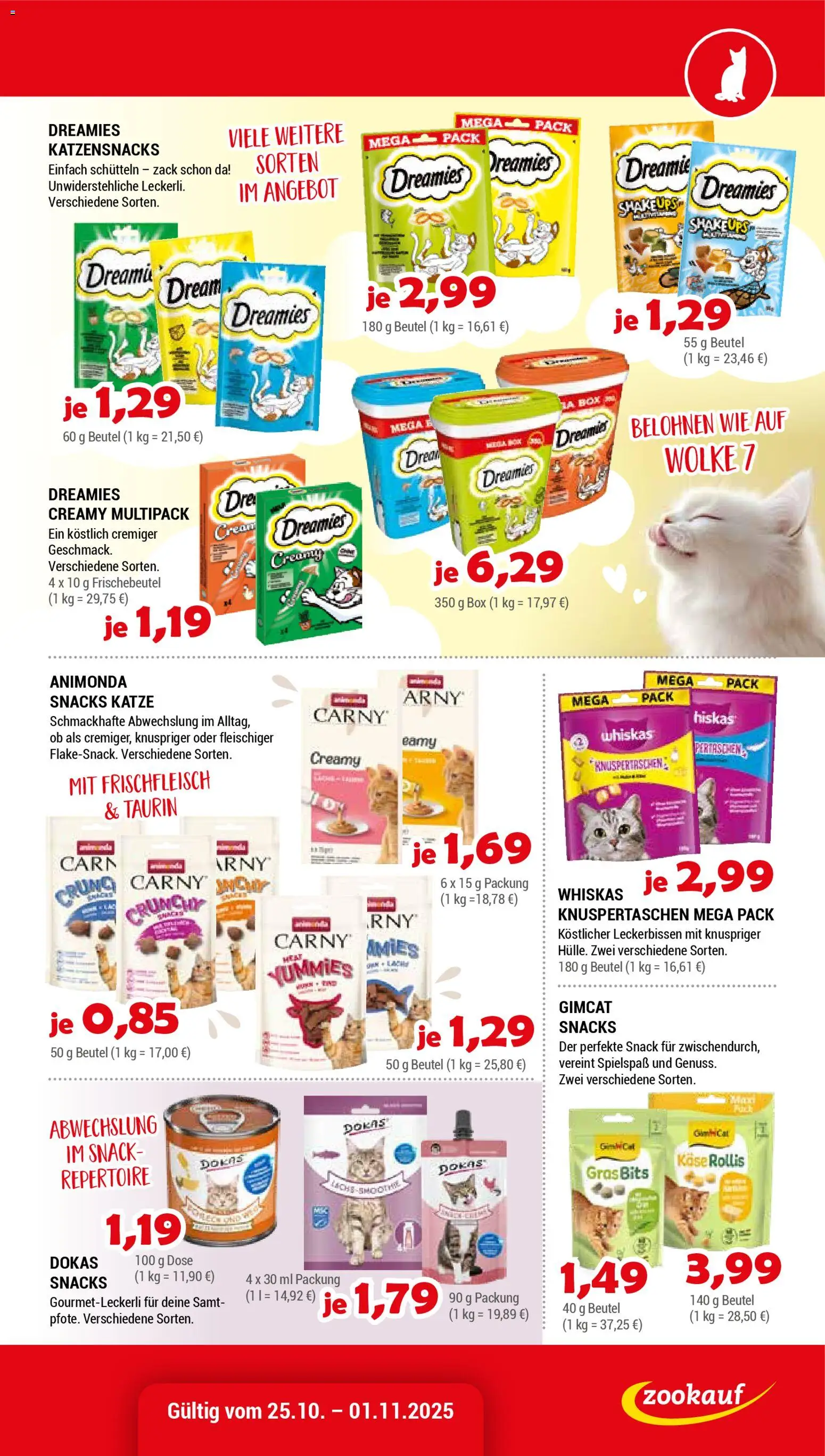 zookauf Prospekt 	 – gültig ab 25.10.2025 | Seite: 7 | Produkte: Käse, Box, Whiskas
