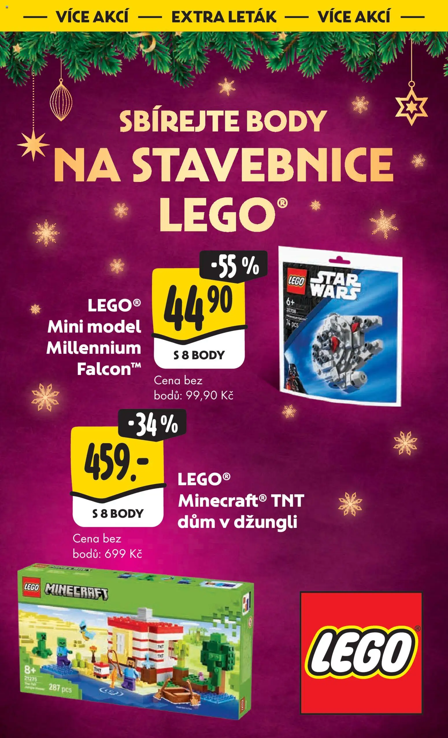 Albert leták - Hypermarket od 03.12.2025 | Strana: 50 | Produkty: LEGO, Stavebnice, Body