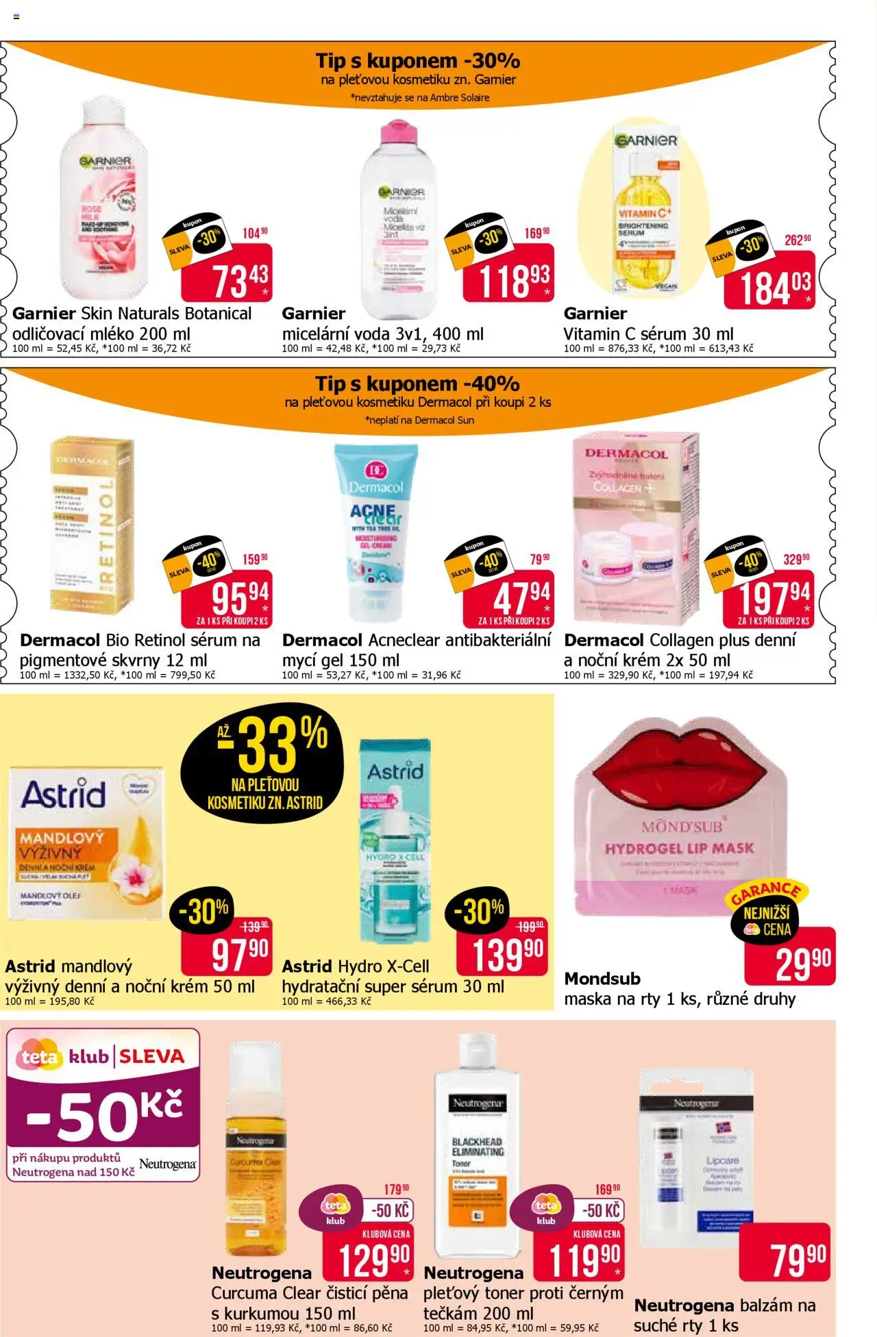 TETA Drogerie leták od 19.06.2025 | Strana: 7 | Produkty: Mléko, Makeup, Mycí gel, Toner