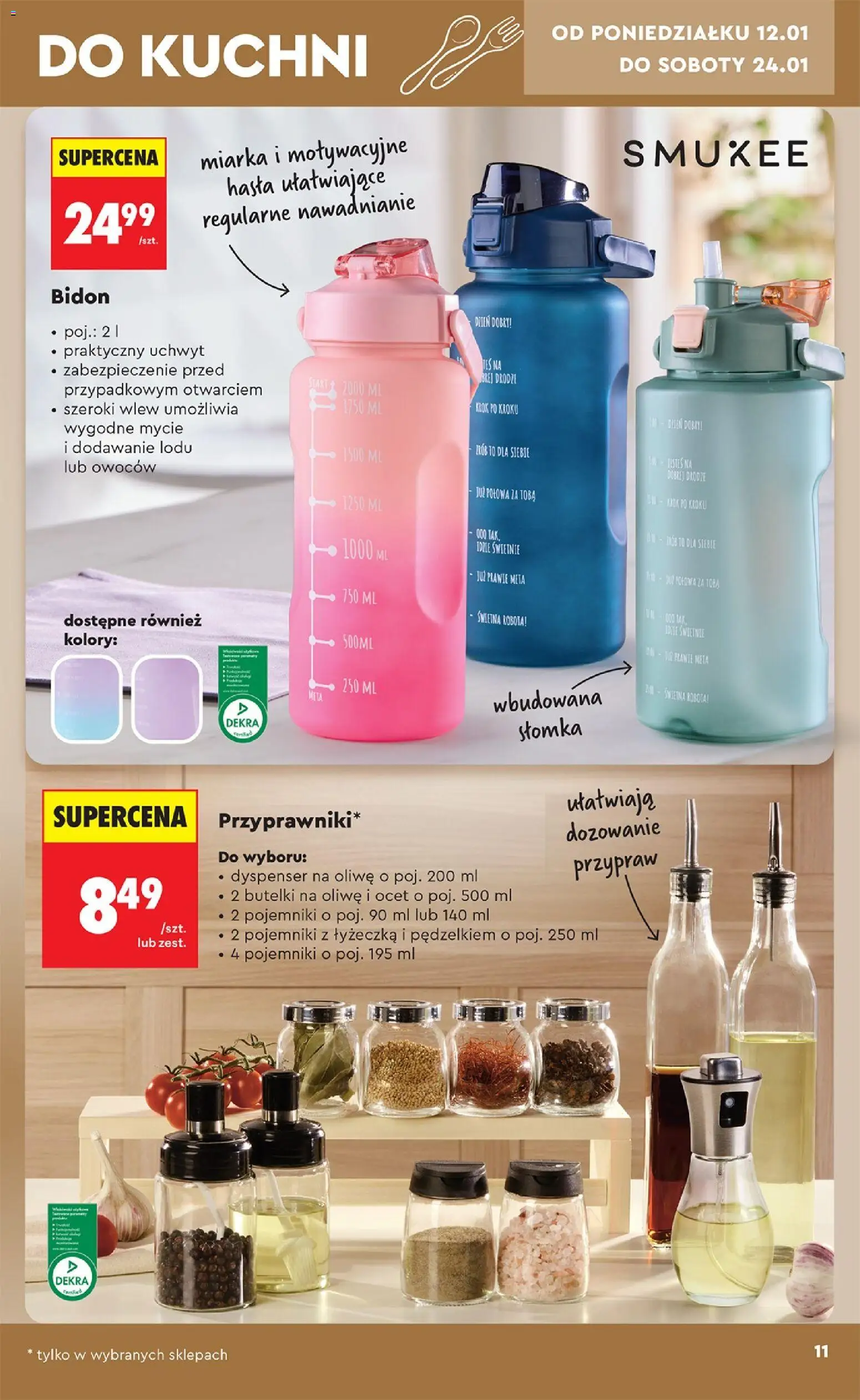 Biedronka gazetka - Hity i inspiracje od 10.01.2026 | Strona: 13 | Produkty: Ocet