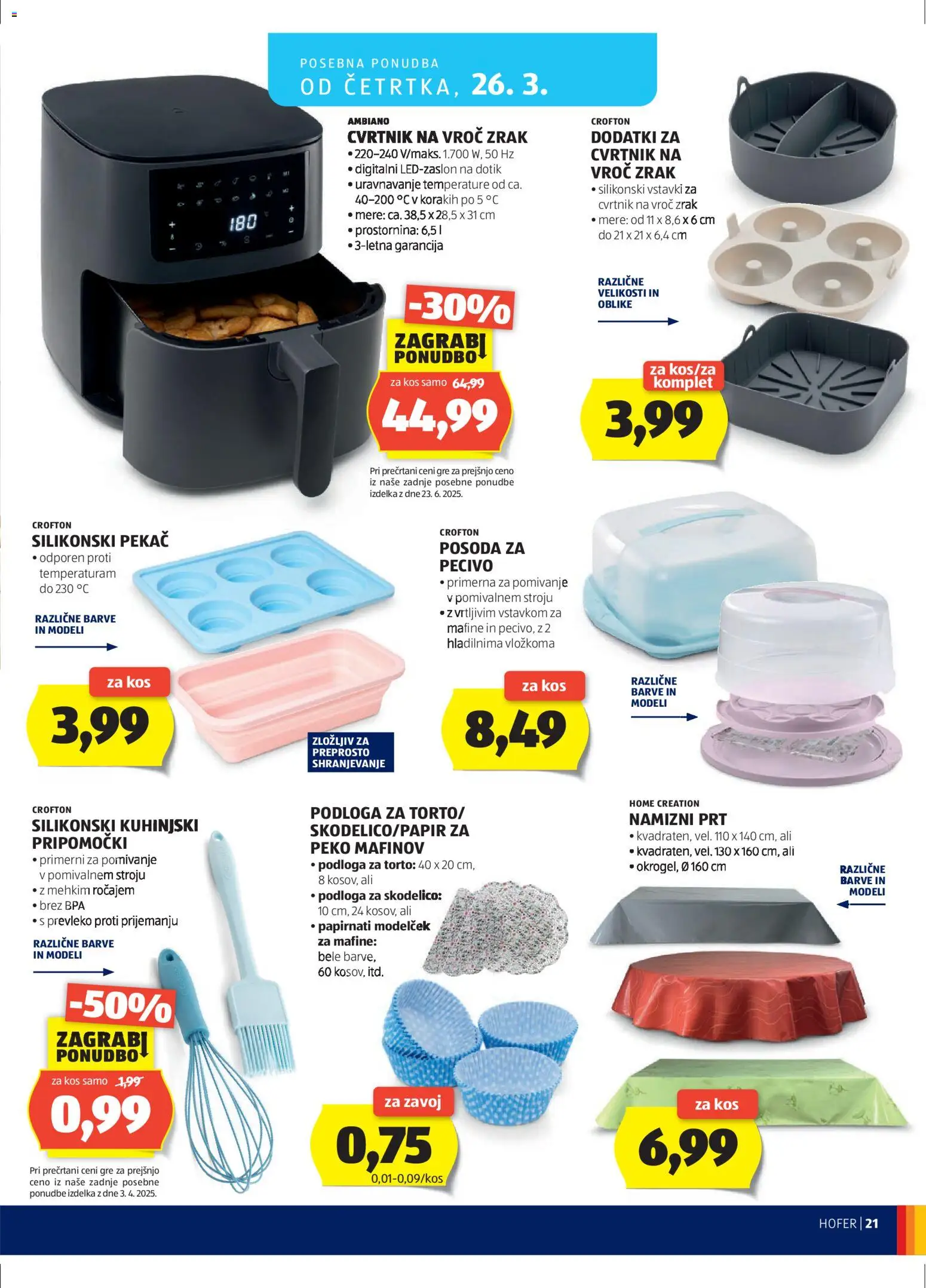 Hofer SI katalog | vrijedi od 18.03.2026 | Stranica: 21 | Proizvodi: Pecivo