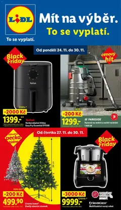 Náhled letáku Lidl Black Friday od 24.11.2025