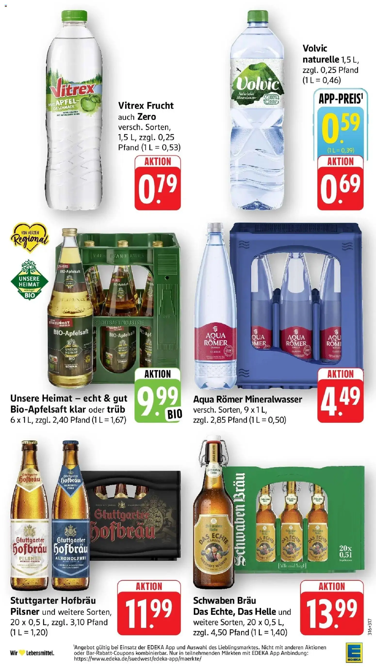 Edeka prospekt Weinstadt-Großheppach	 – gültig ab 02.03.2026 | Seite: 29 | Produkte: Äpfel, Mineralwasser, Apple, Volvic
