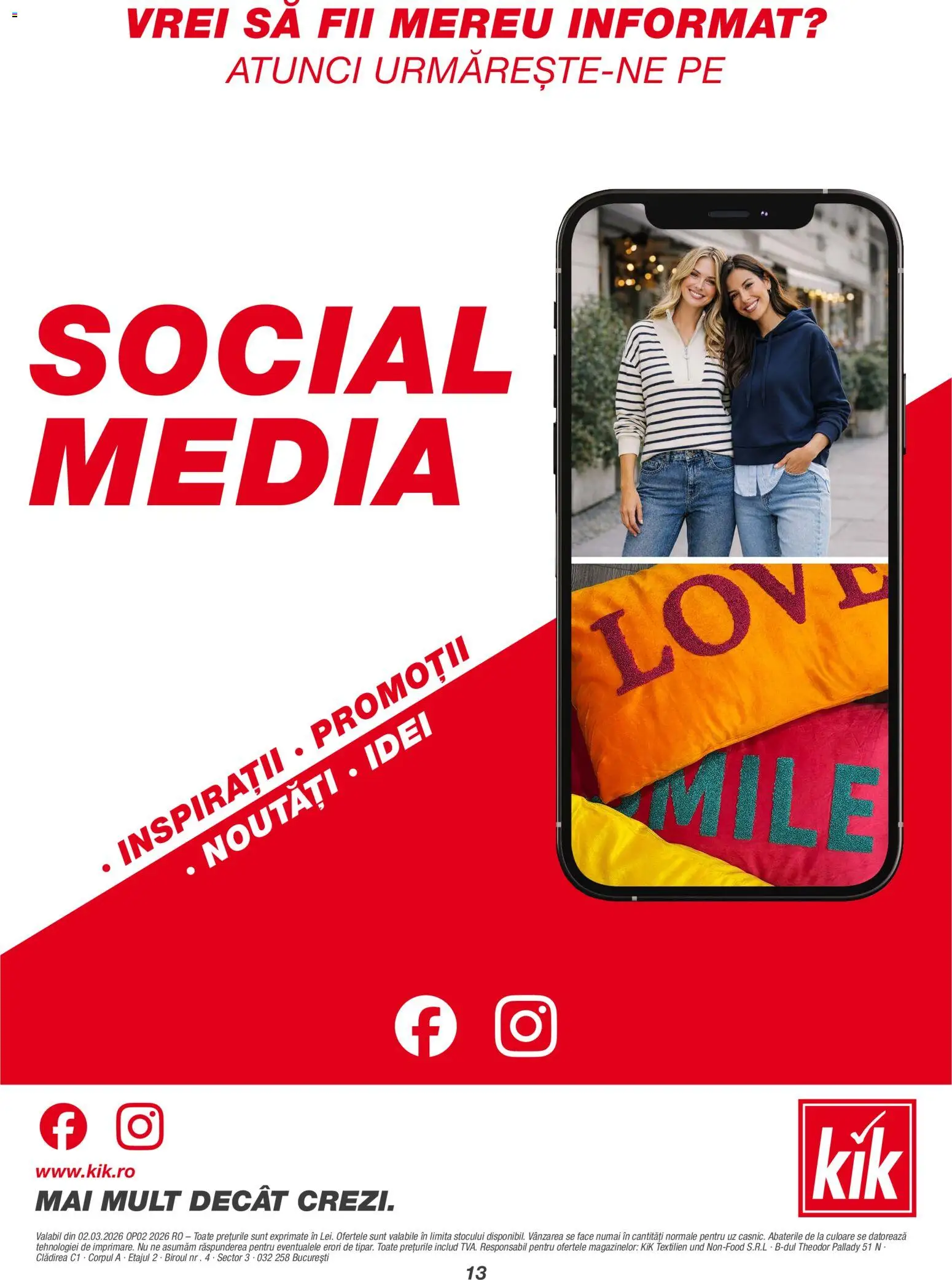 Noul catalog Kik – valabil de la 02.03.2026 | Pagină: 13