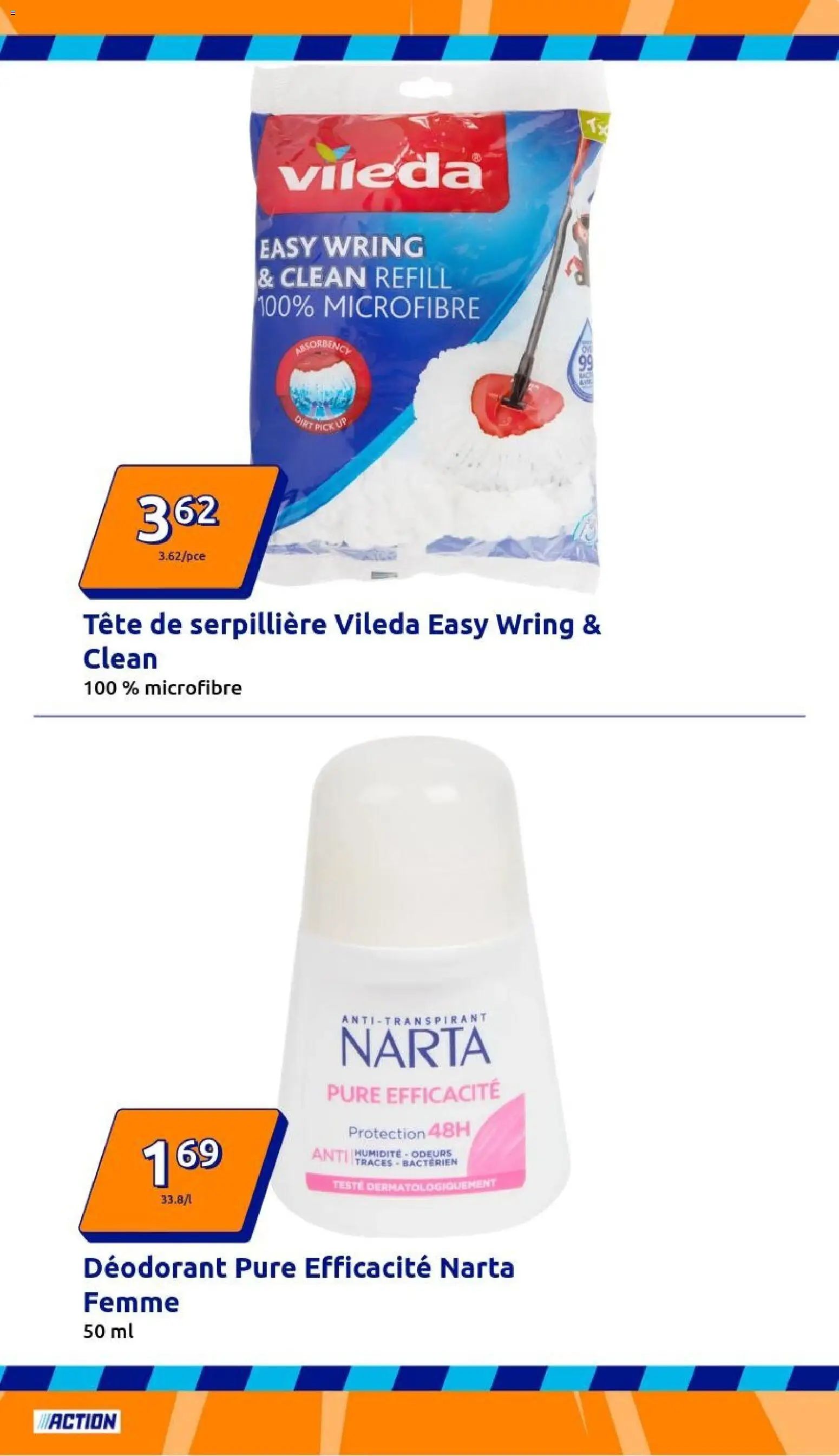 {H1} | Page: 5 | Produits: Déodorant, Vileda