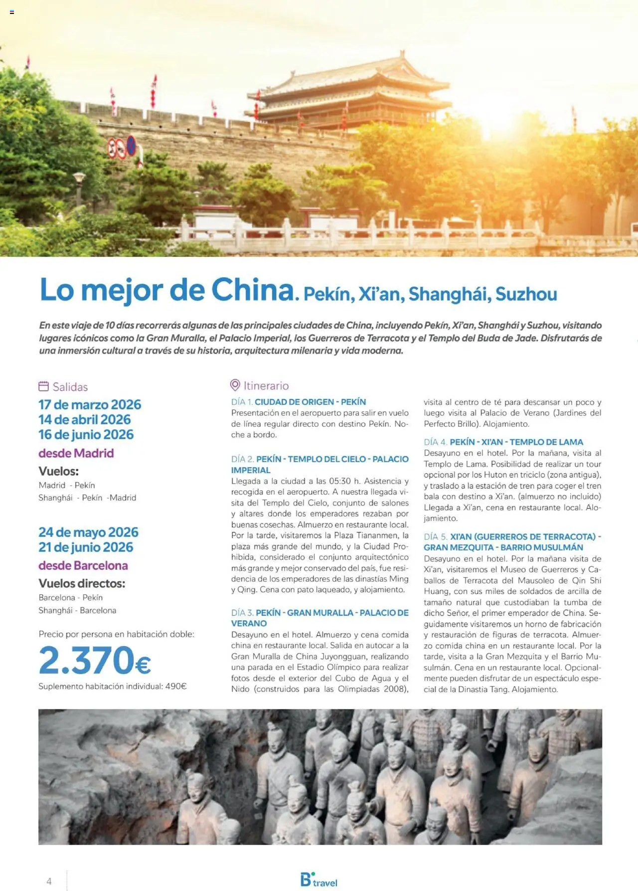 B the travel brand Viajeros Expertos Internacional 2026 │ válido desde el 03.10.2025 | Página: 4 | Productos: Té, Horno