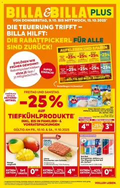 Billa Flugblatt - Bad Radkersburg, Ramsau, Fehring ab 09.10.2025 gültig